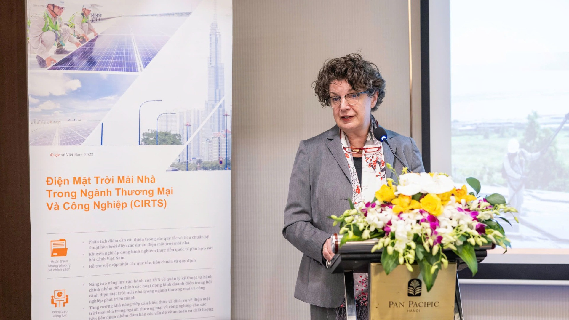 Đại sứ Cộng hòa Liên bang Đức tại Việt Nam, bà Helga Barth. (Ảnh: GIZ)