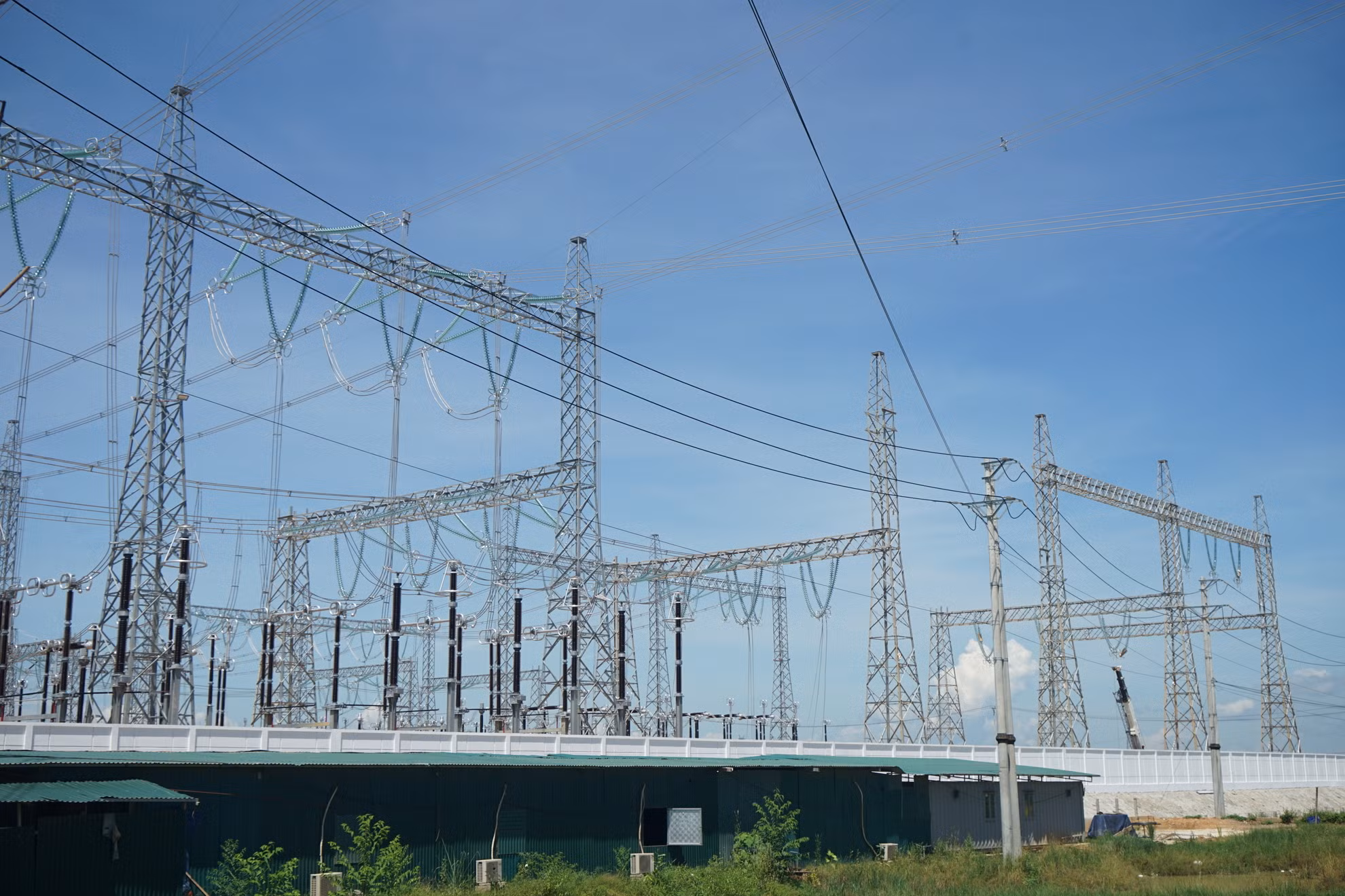 Toàn cảnh Trạm biến áp 500kV Thanh Hóa.
