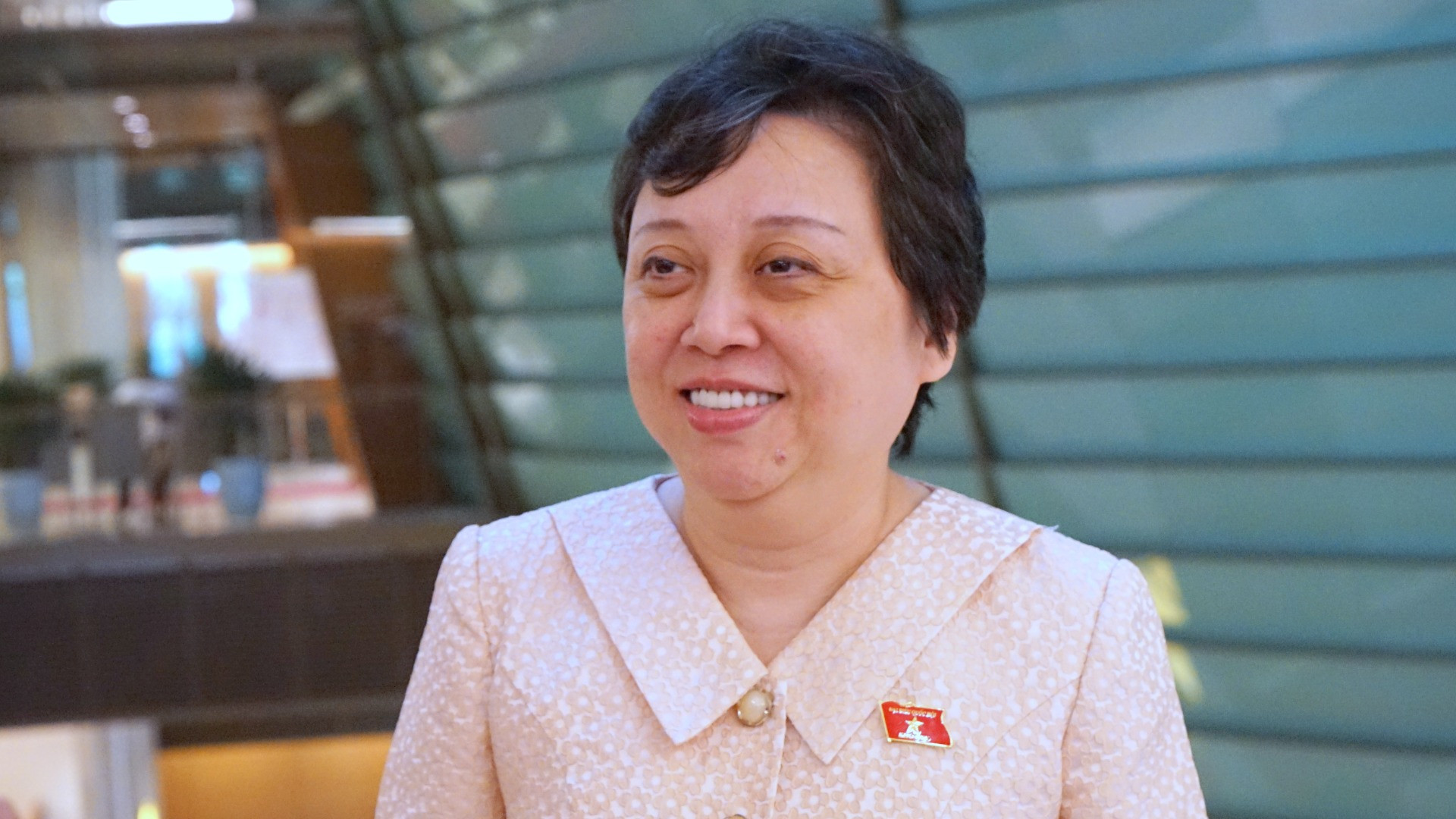 Đại biểu Phạm Khánh Phong Lan (đoàn Thành phố Hồ Chí Minh). (Ảnh: TRUNG HƯNG)