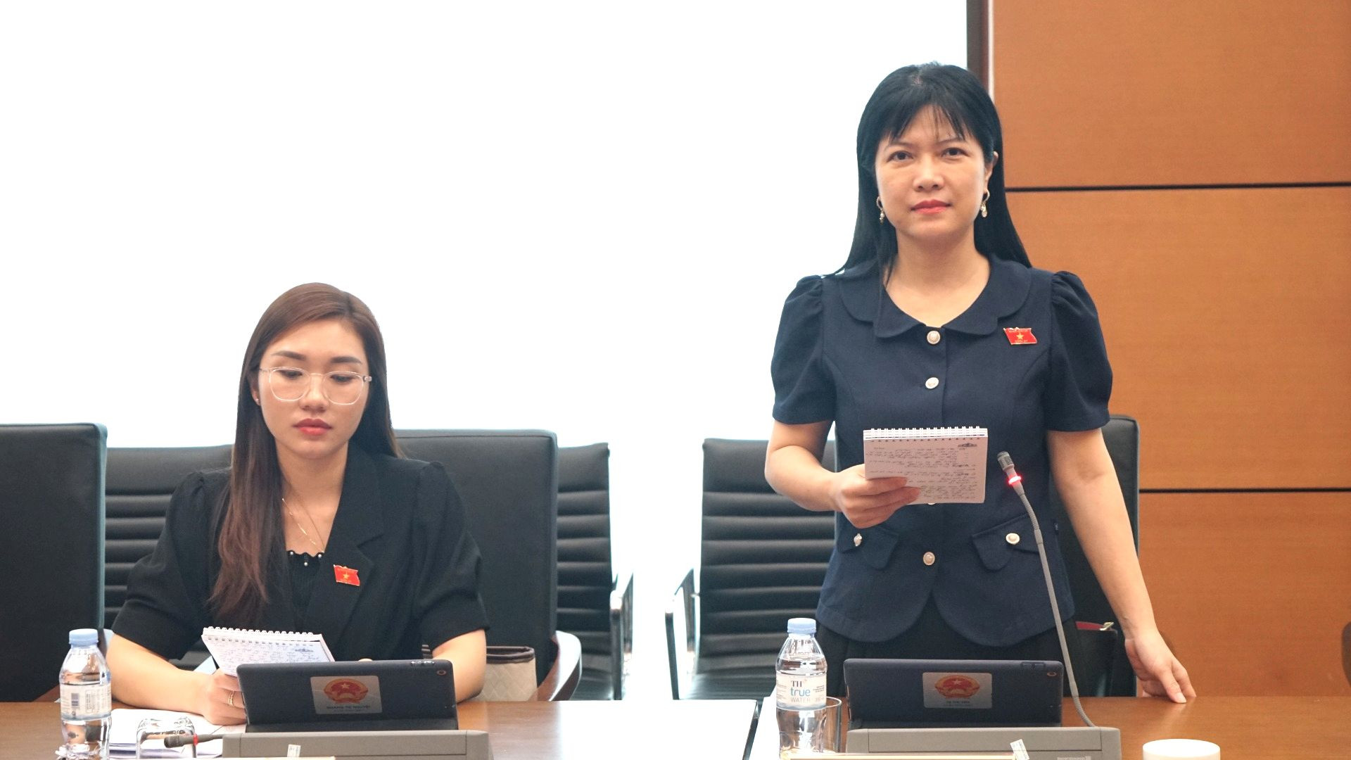 Đại biểu Quốc hội Tạ Thị Yên (đoàn Điện Biên). (Ảnh: TRUNG HƯNG)