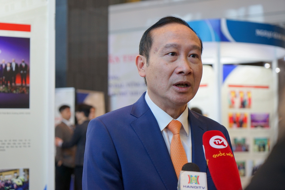 Đại sứ Việt Nam tại Vương quốc Bỉ, Trưởng Phái đoàn Việt Nam tại Liên minh châu Âu Nguyễn Văn Thảo. (Ảnh: TRUNG HƯNG)