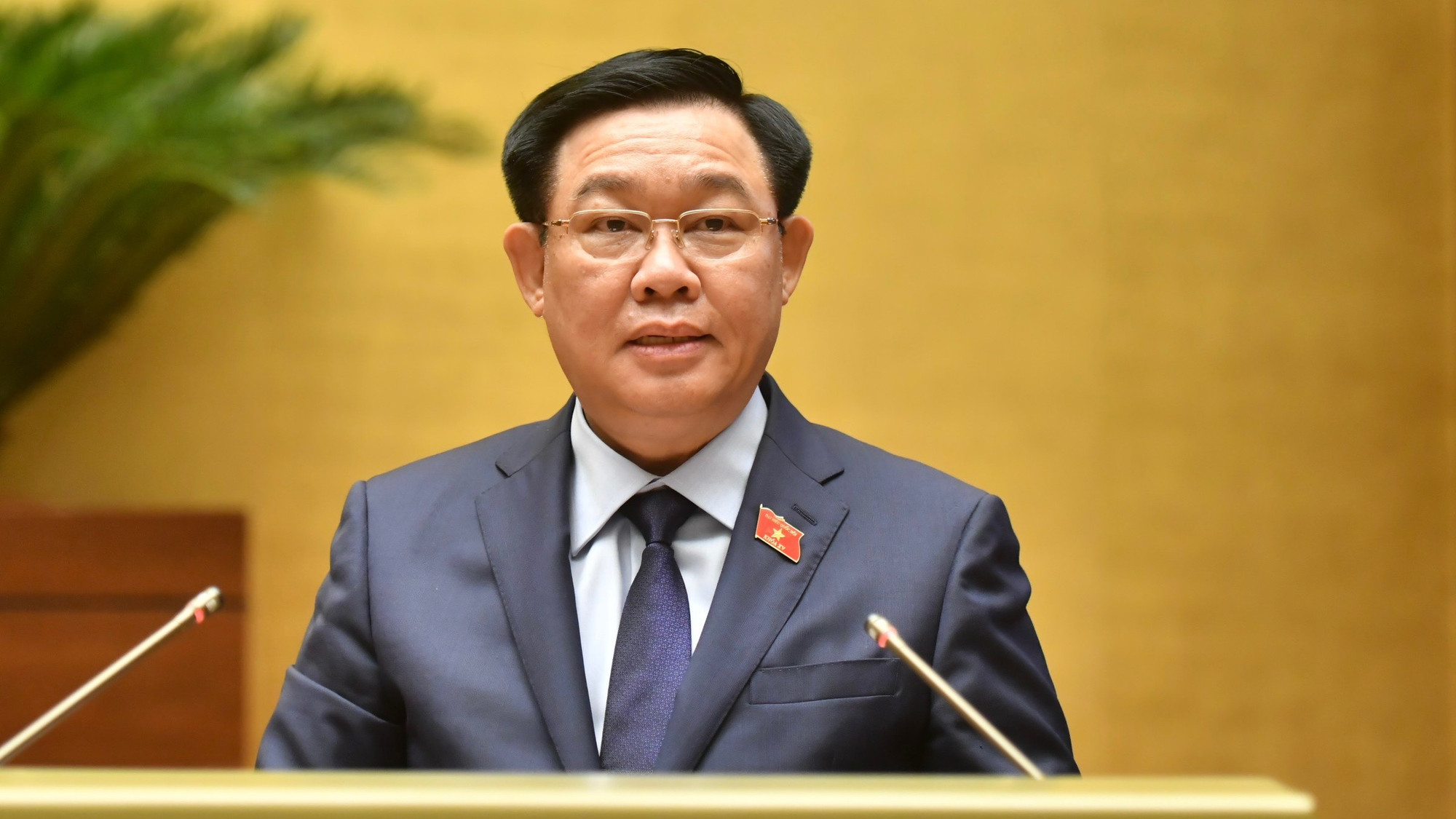 Chủ tịch Quốc hội Vương Đình Huệ. Ảnh: Đăng Khoa