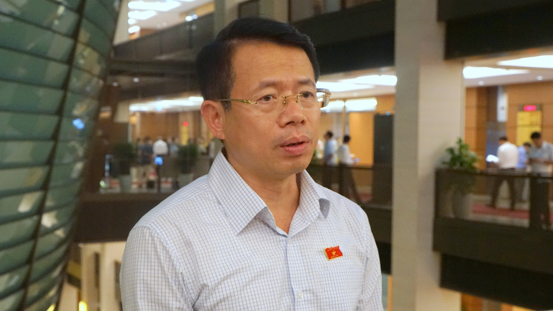 Ông Nguyễn Hải Dũng, đại biểu Quốc hội tỉnh Nam Định. (Ảnh: TRUNG HƯNG)