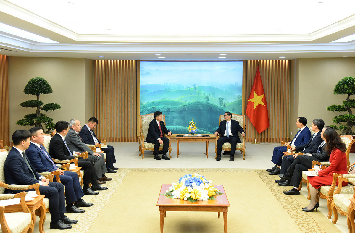 Quang cảnh buổi tiếp.