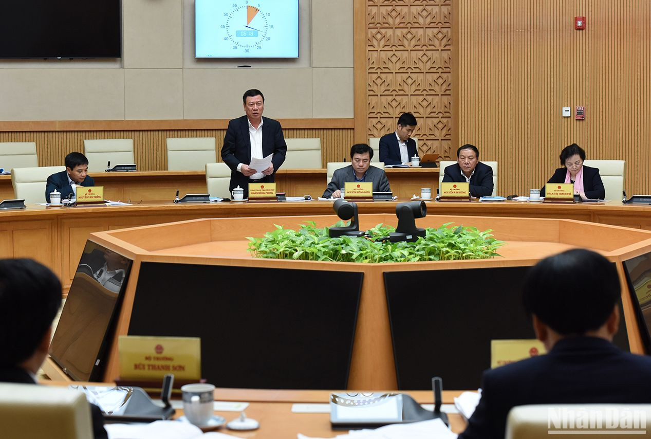 Tổng Thanh tra Chính Phủ Đoàn Hồng Phong phát biểu.