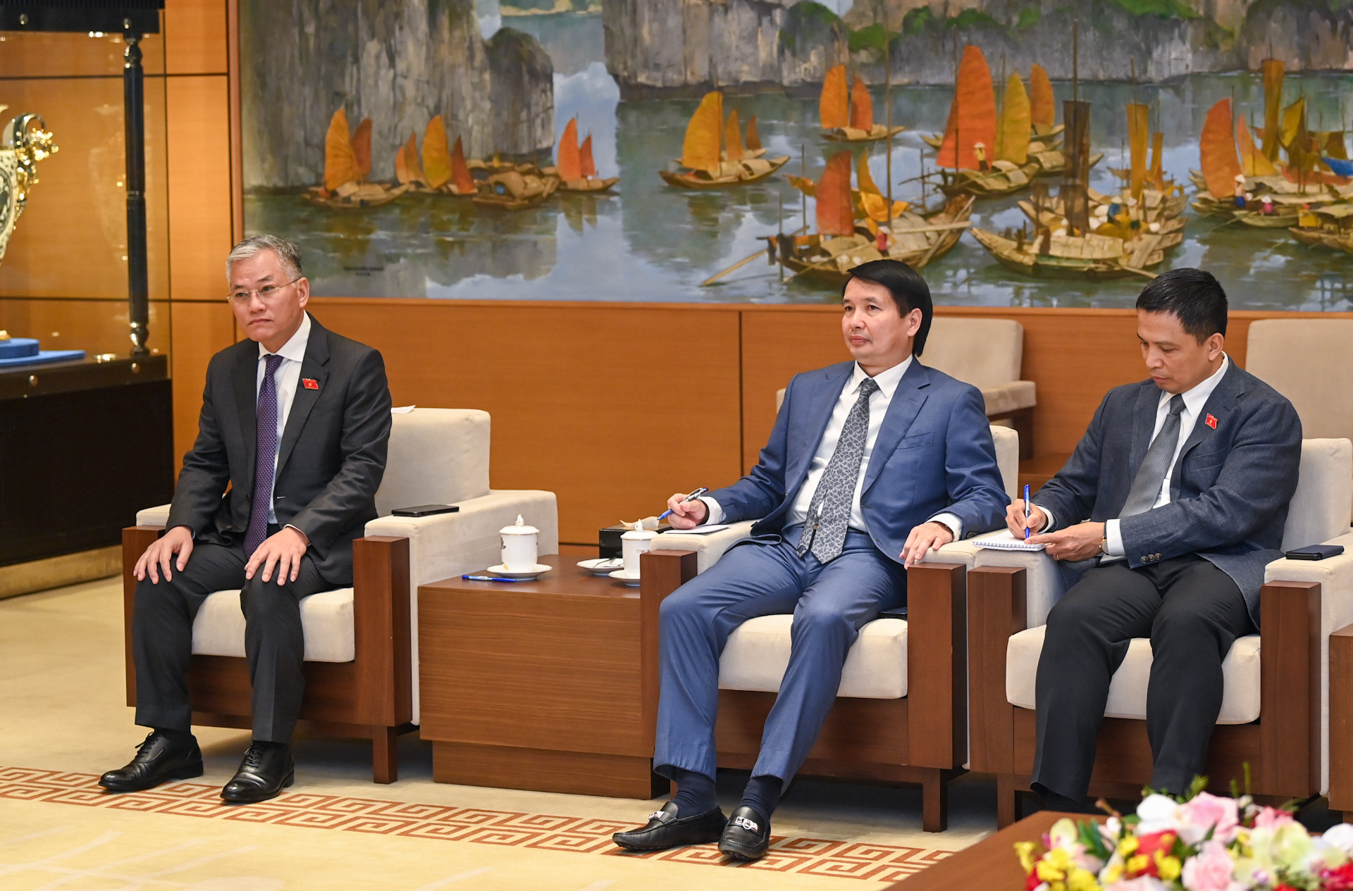 Các đại biểu Việt Nam dự buổi tiếp. Các đại biểu Việt Nam dự buổi tiếp.