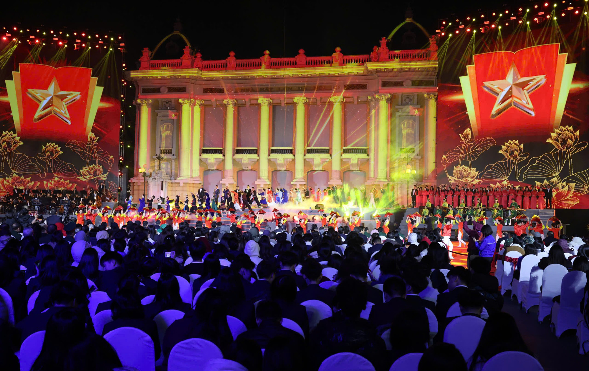 Một tiết mục biểu diễn nghệ thuật tại chương trình.