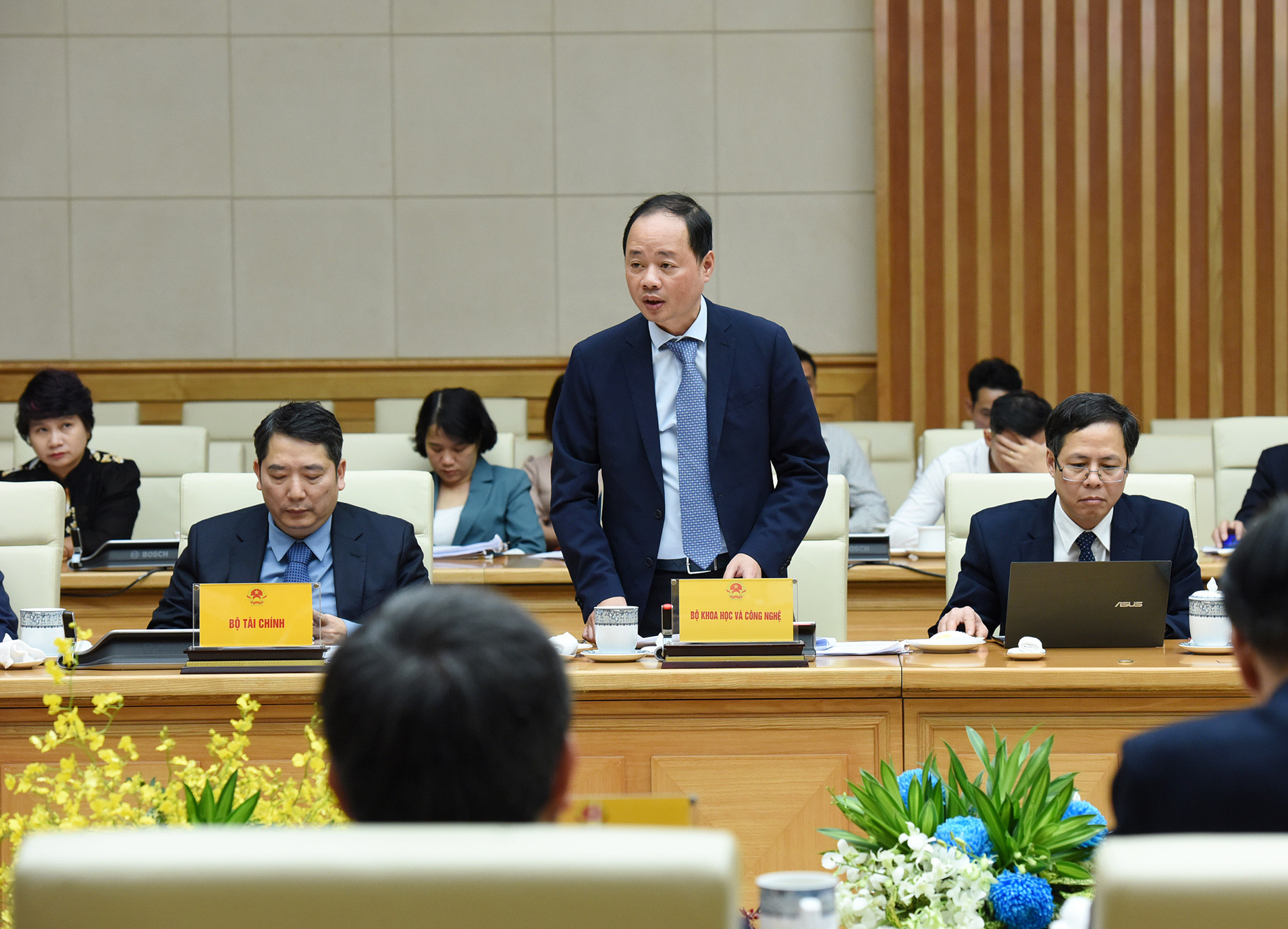 Thứ trưởng Khoa học và Công nghệ Trần Hồng Thái phát biểu.