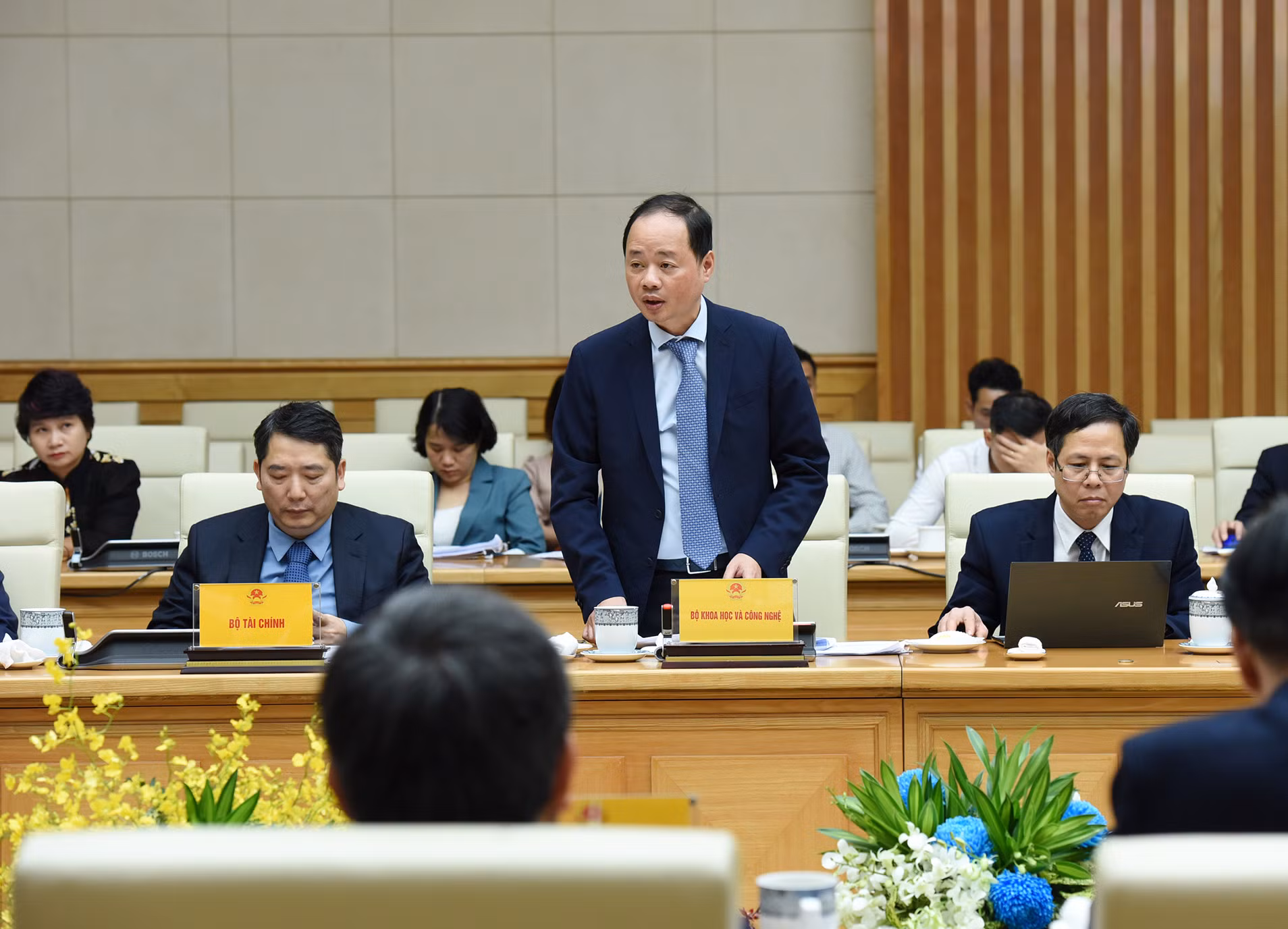 Thứ trưởng Khoa học và Công nghệ Trần Hồng Thái phát biểu.