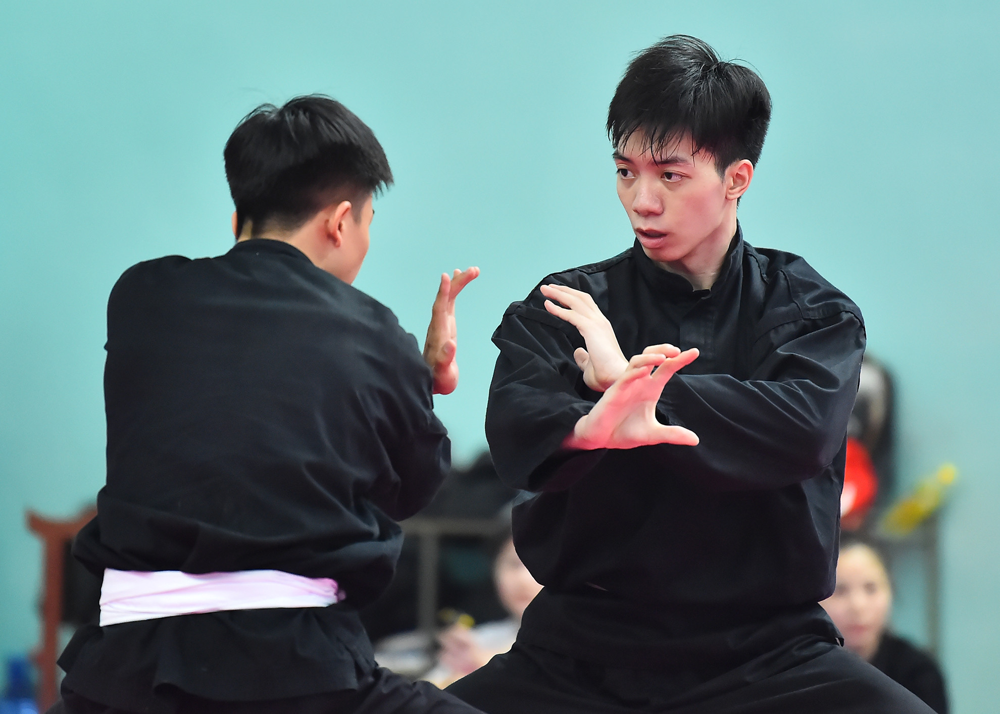 Thi đấu ở nội dung Đôi nam là hai vận động viên trẻ Đào Đức Hùng và Võ Bình Phước.