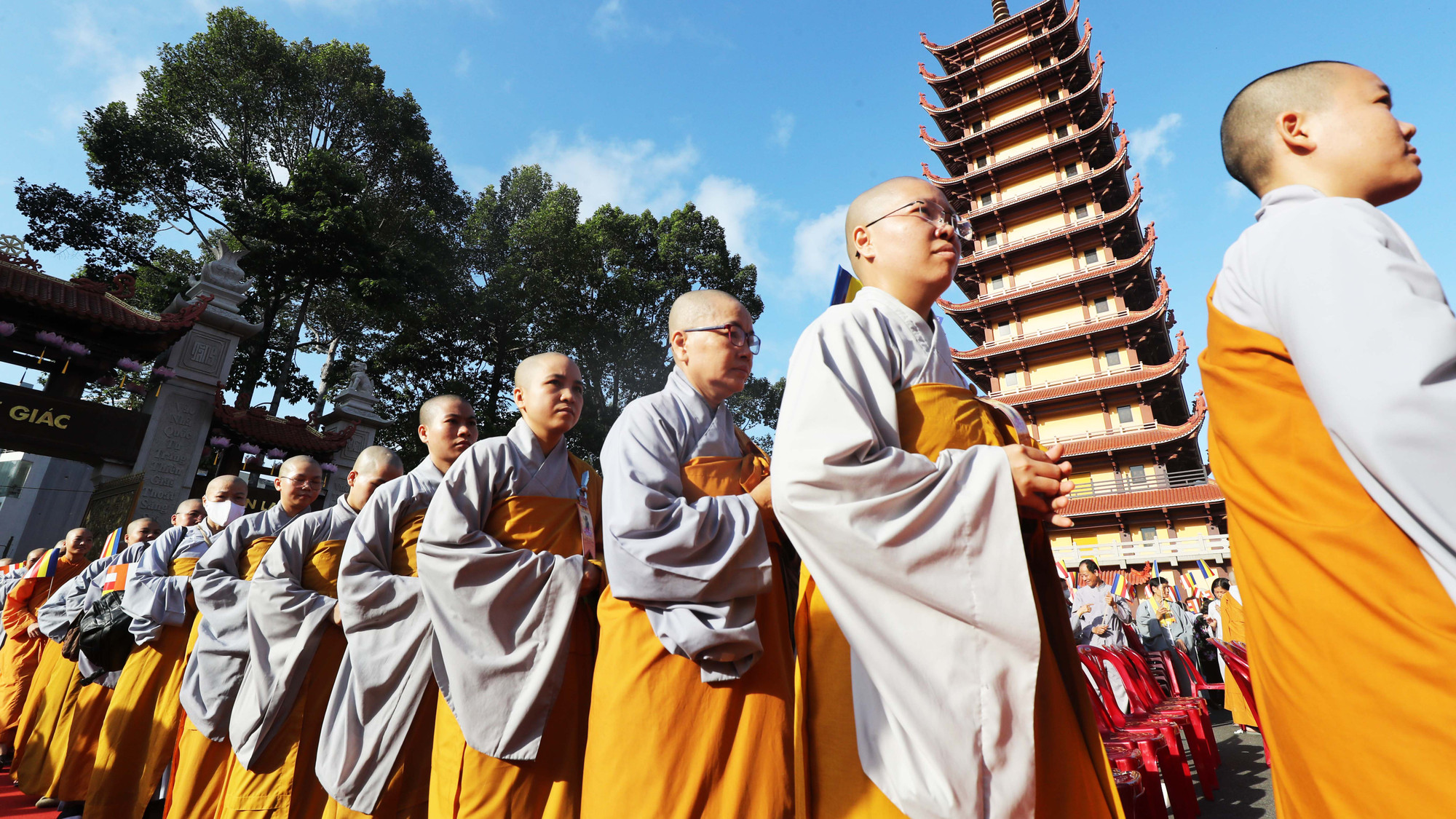 Đại lễ Phật đản tại Việt Nam Quốc Tự là chính lễ tập trung, quy tụ tăng ni, phật tử đại diện cho cộng đồng Phật giáo trên toàn Thành phố Hồ Chí Minh về tham dự.