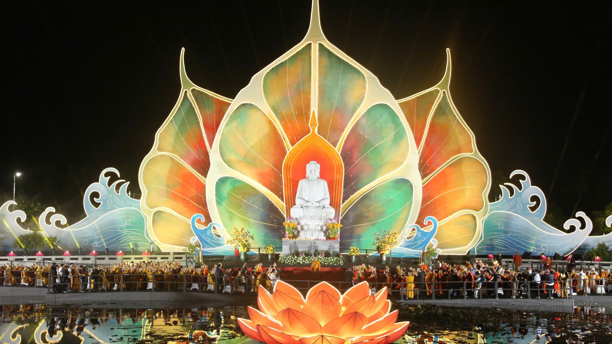 Đây là một trong những nghi thức tâm linh quan trọng trong khuôn khổ Đại lễ Phật đản Vesak Liên hợp quốc 2025.