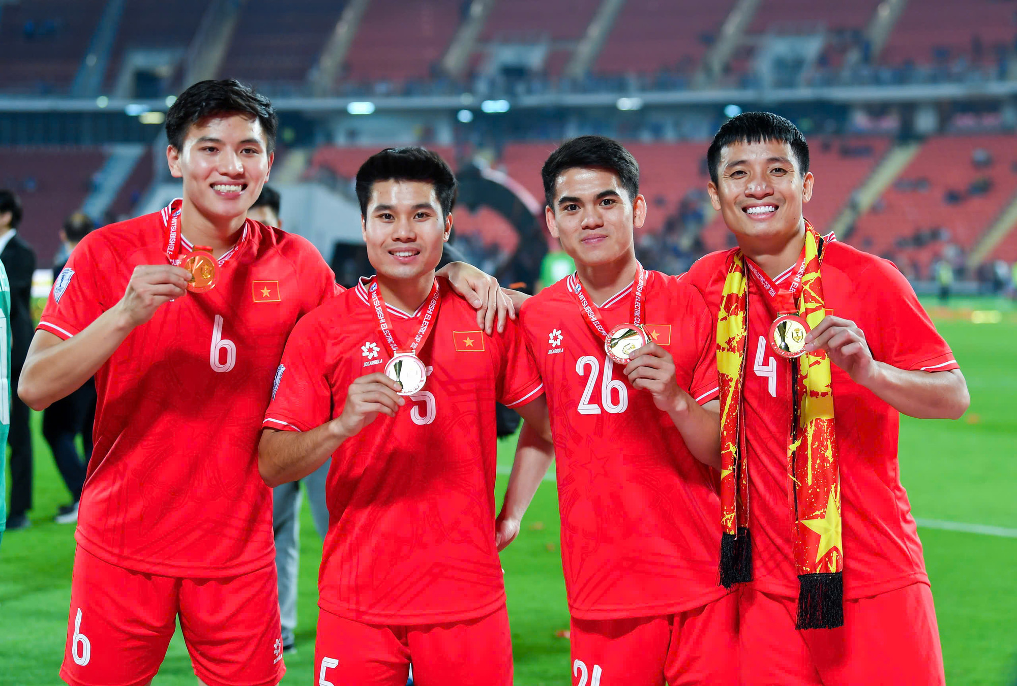 Các thành viên của đội tuyển đã có những đóng góp riêng biệt cho thành quả tuyệt vời.