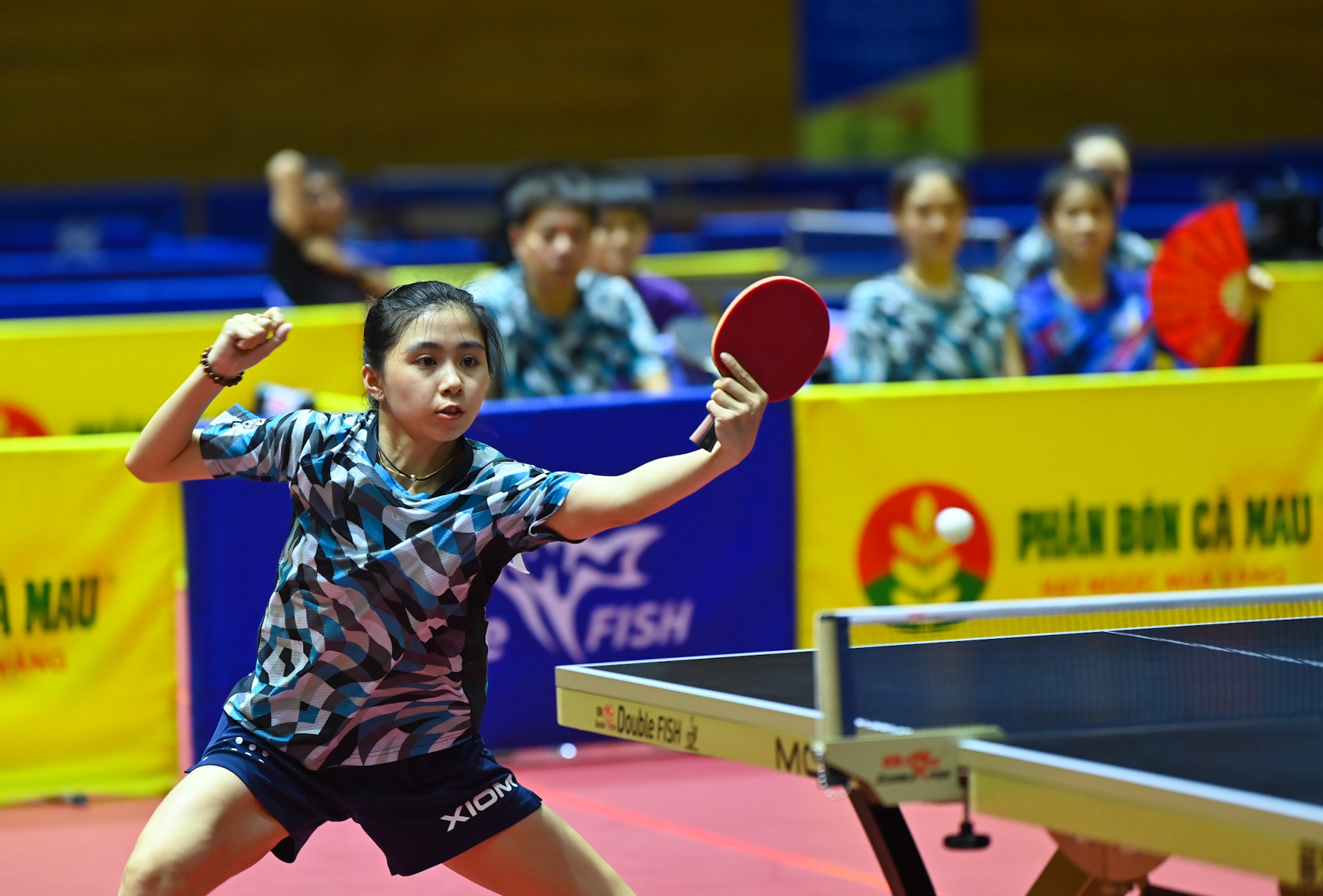 Nhỏ người nhưng vô cùng nhanh nhẹn và sắc bén - đó là Đinh Thị Huệ của đoàn bóng bàn Hải Dương-Long Hải. Cô có lối đánh hoa mỹ, uyển chuyển nhưng vô cùng hiệu quả. Cô cùng người chị Đinh Thị Hằng là cặp chị em ruột duy nhất ở Hải Dương hiện đang thi đấu bóng bàn chuyên nghiệp.