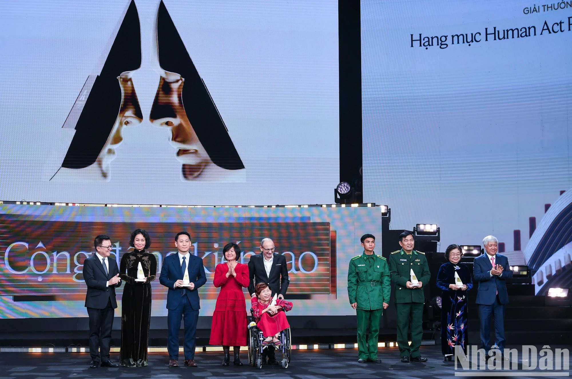 5 dự án xuất sắc giành Giải Human Act Prize. (Ảnh: THÀNH ĐẠT)