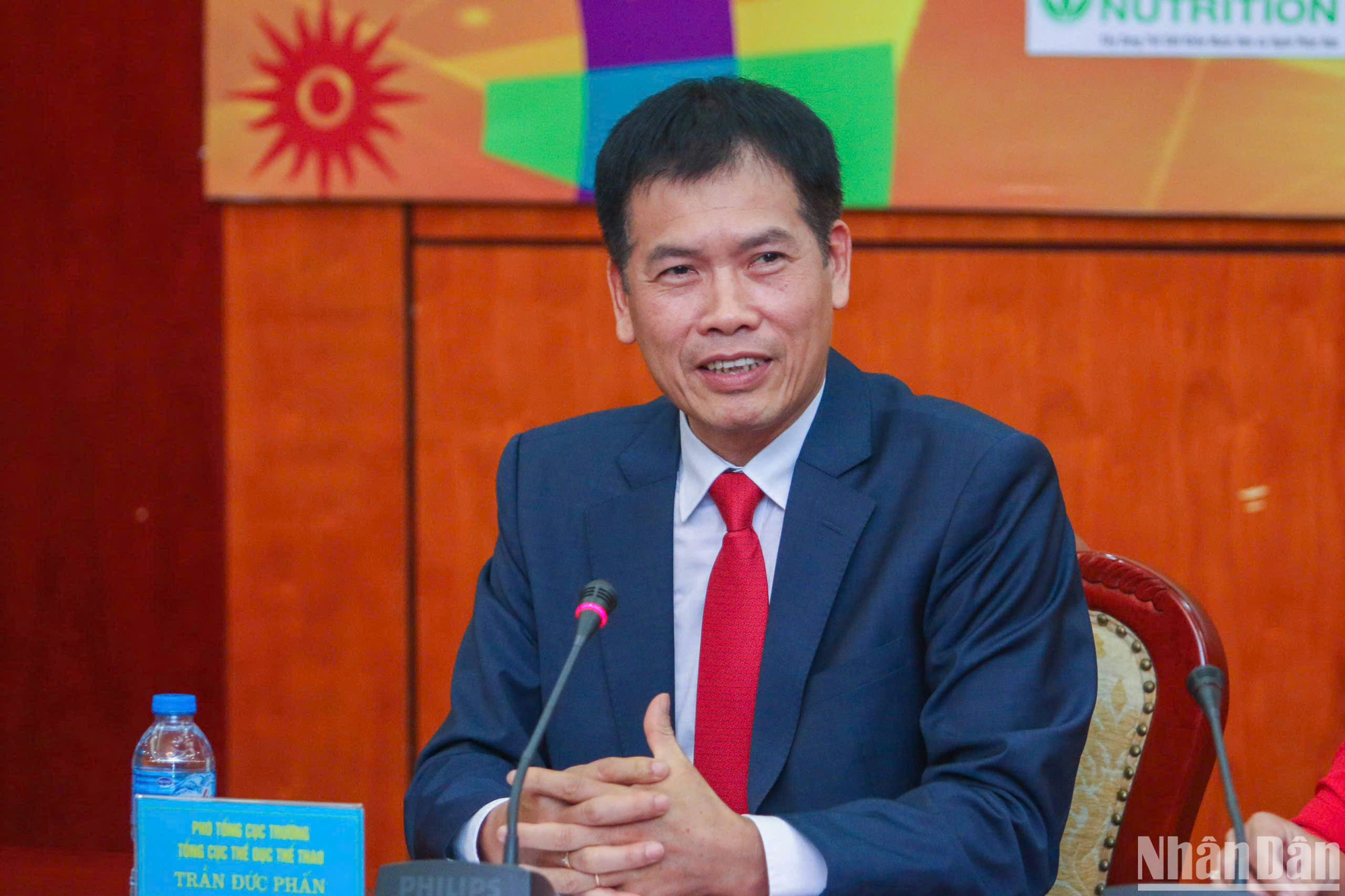 Ông Trần Đức Phấn nhận định về nguồn lực đầu tư cho thể thao Việt Nam. (Ảnh: SƠN TÙNG)