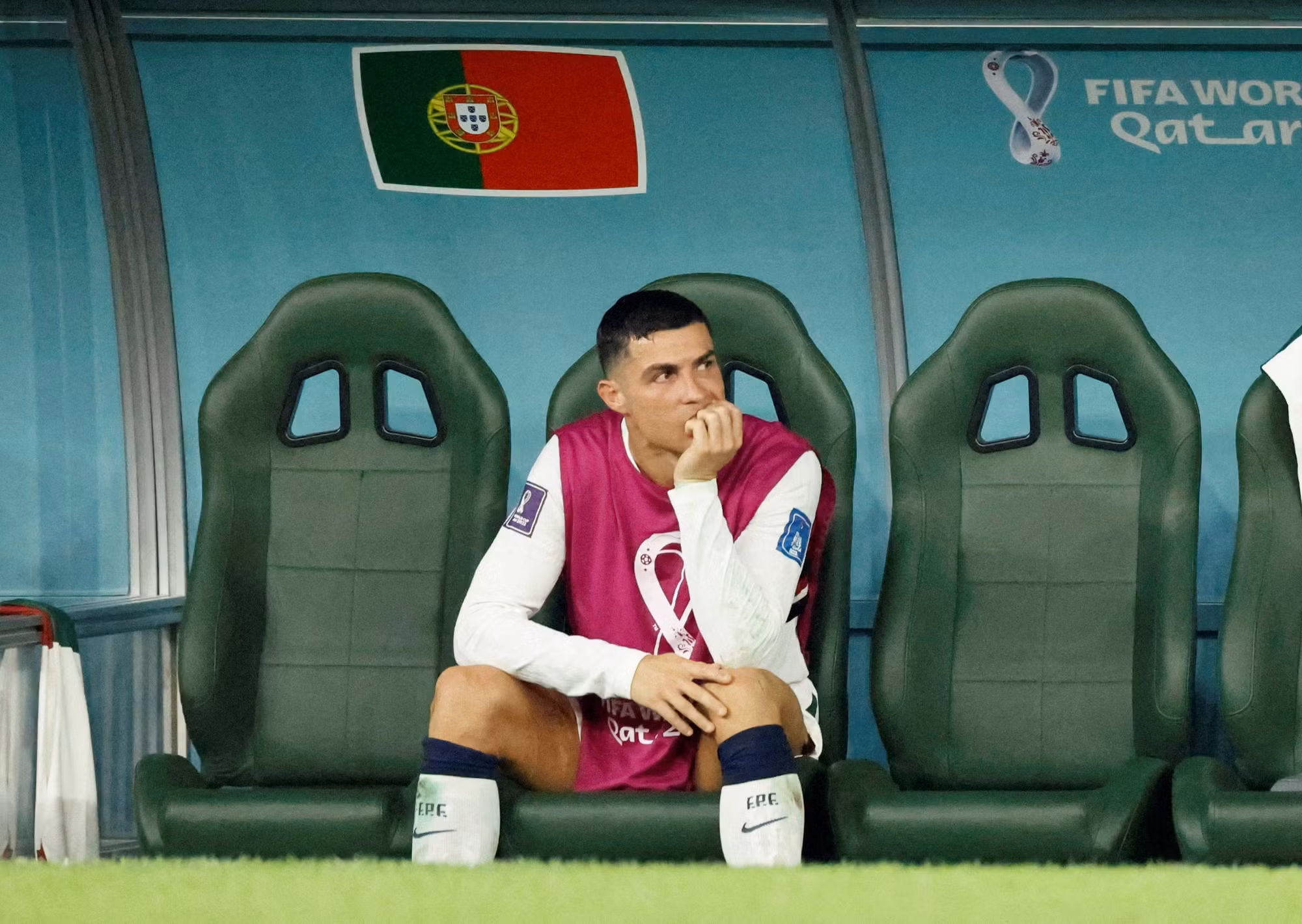 Ronaldo chưa thể tìm lại nhịp điệu ở đội tuyển Bồ Đào Nha.