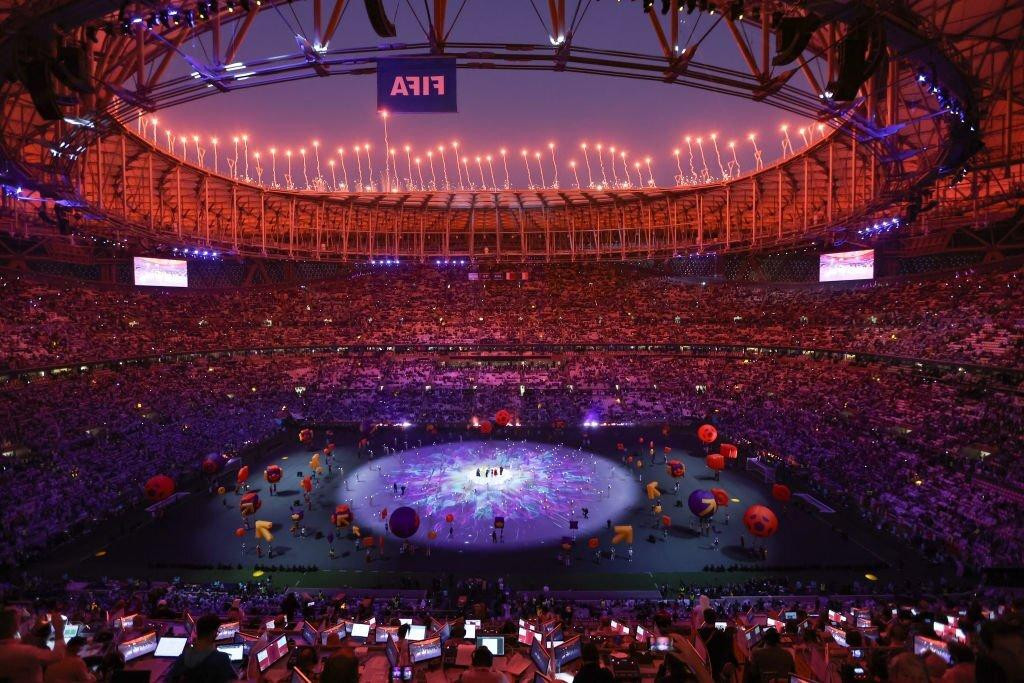 Góc nhìn từ khu vực tác nghiệp của phóng viên.