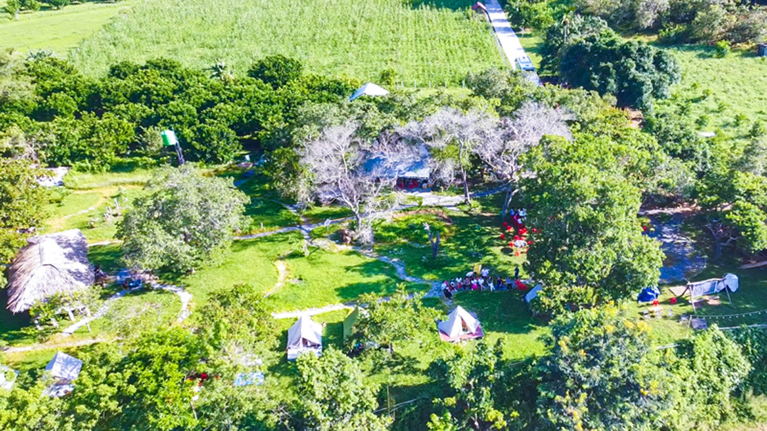 Du khách rất thú vị khi nghỉ dưỡng, trải nghiệm và tận hưởng không khí trong lành tại xã Phước Bình, huyện Bác Ái (Ninh Thuận).