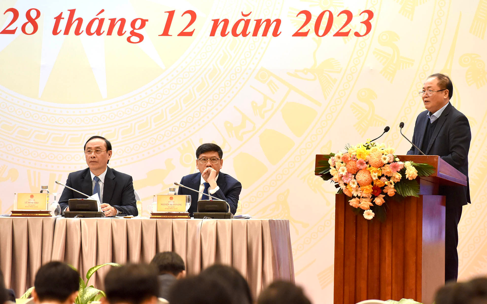 Cục trưởng Cục Khoáng sản (Bộ Tài nguyên và Môi trường) Nguyễn Trường Giang phát biểu.