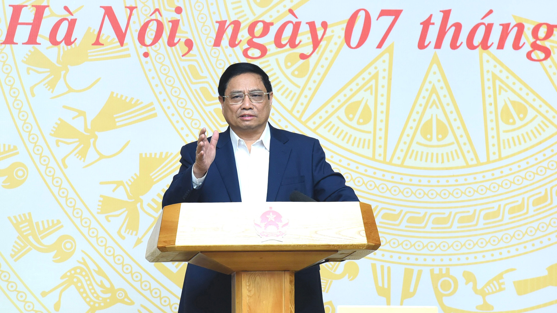 Thủ tướng Phạm Minh Chính phát biểu chỉ đạo hội nghị.