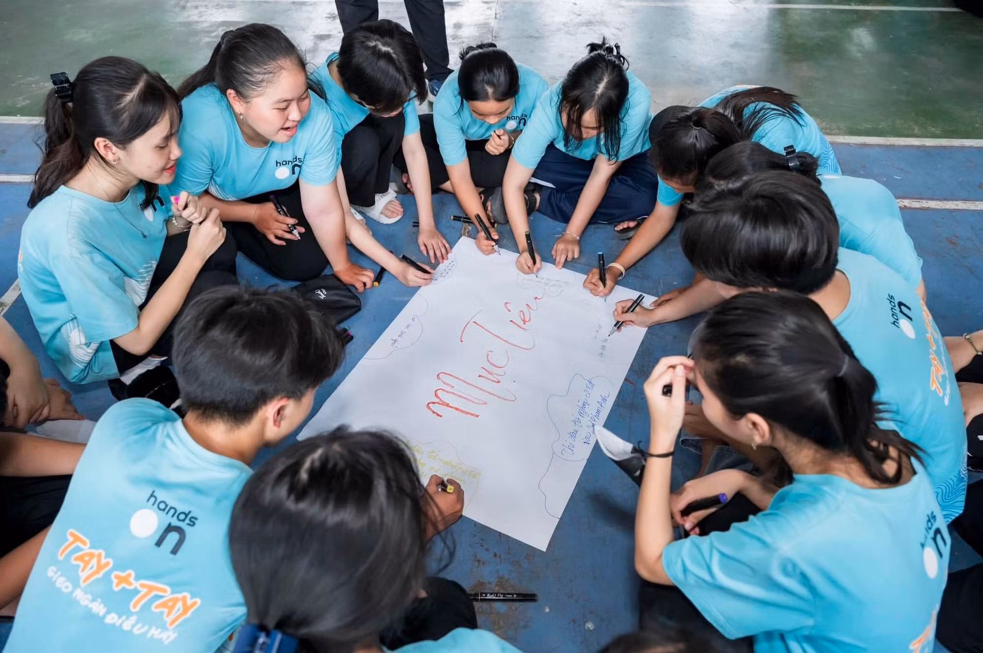 Nhờ Hands-on, nhiều học sinh được tiếp tục đến trường và học tập trong môi trường giáo dục đầy đủ điều kiện.