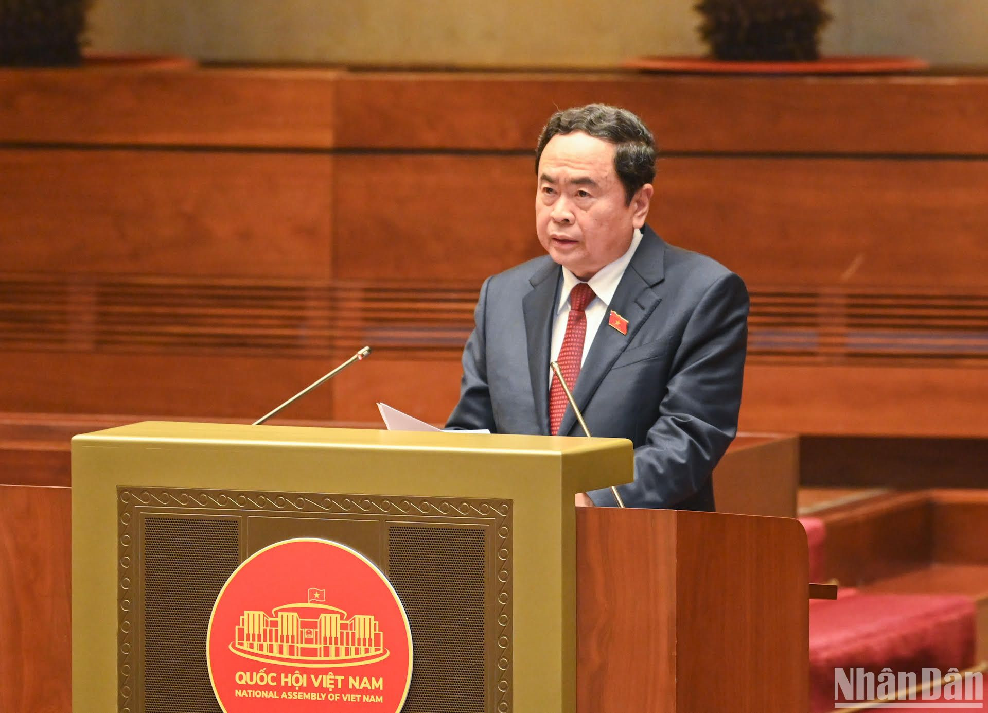 Phó Chủ tịch Thường trực Quốc hội Trần Thanh Mẫn phát biểu tại buổi gặp mặt. Phó Chủ tịch Thường trực Quốc hội Trần Thanh Mẫn phát biểu tại buổi gặp mặt.