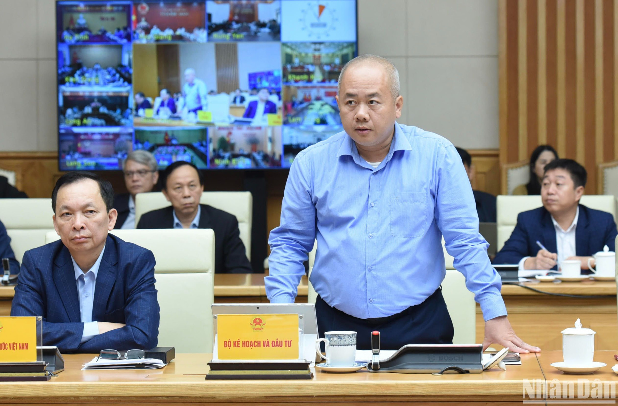 Đại diện lãnh đạo Bộ Kế hoạch và Đầu tư phát biểu.