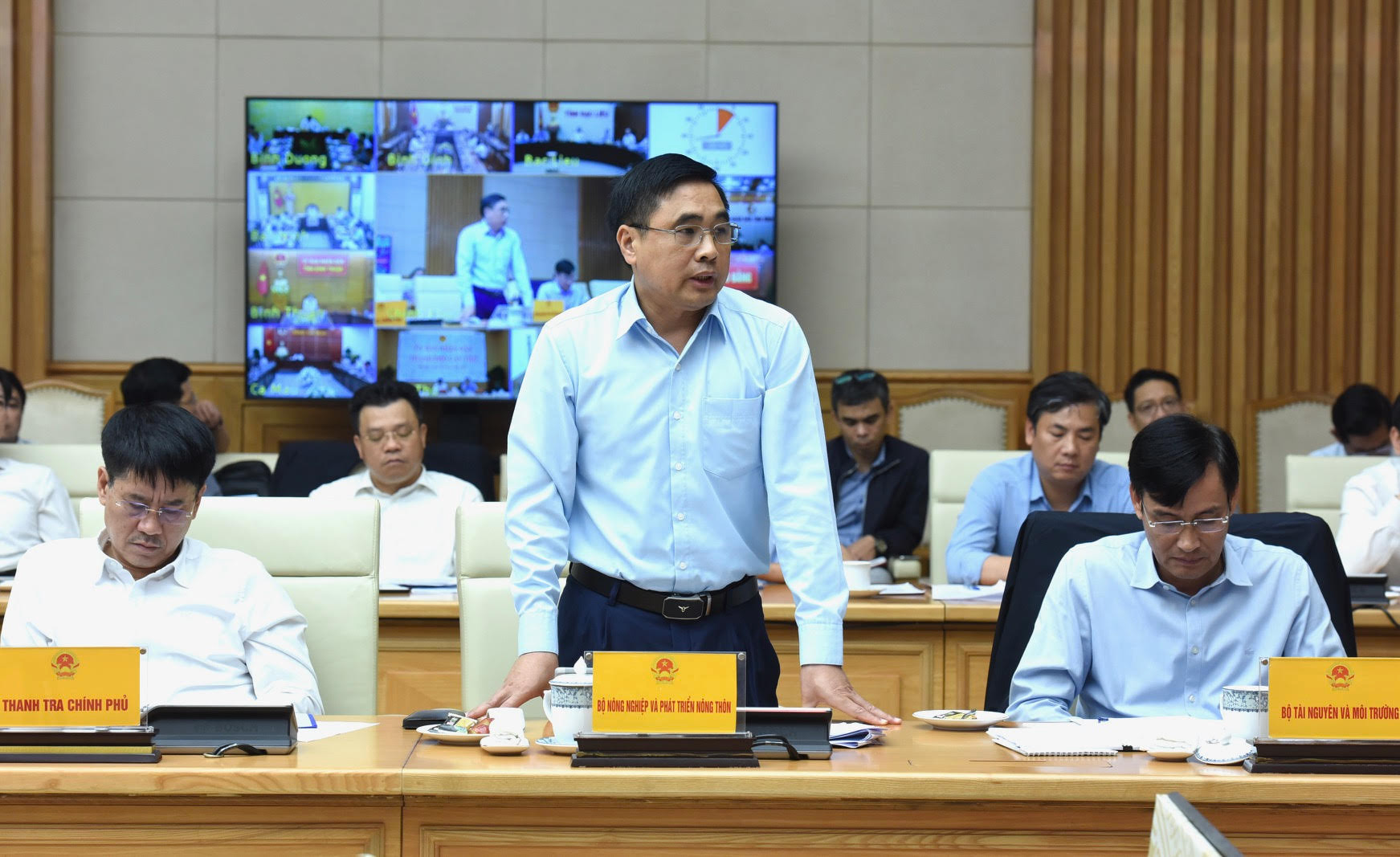 Đại diện lãnh đạo Bộ Nông nghiệp và Phát triển nông thôn phát biểu.