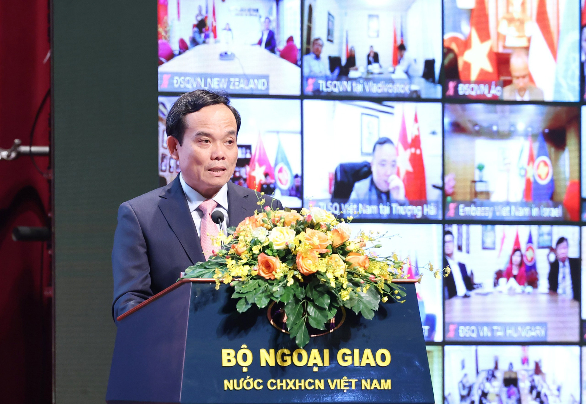 Phó Thủ tướng Trần Lưu Quang phát biểu tại Lễ kỷ niệm.