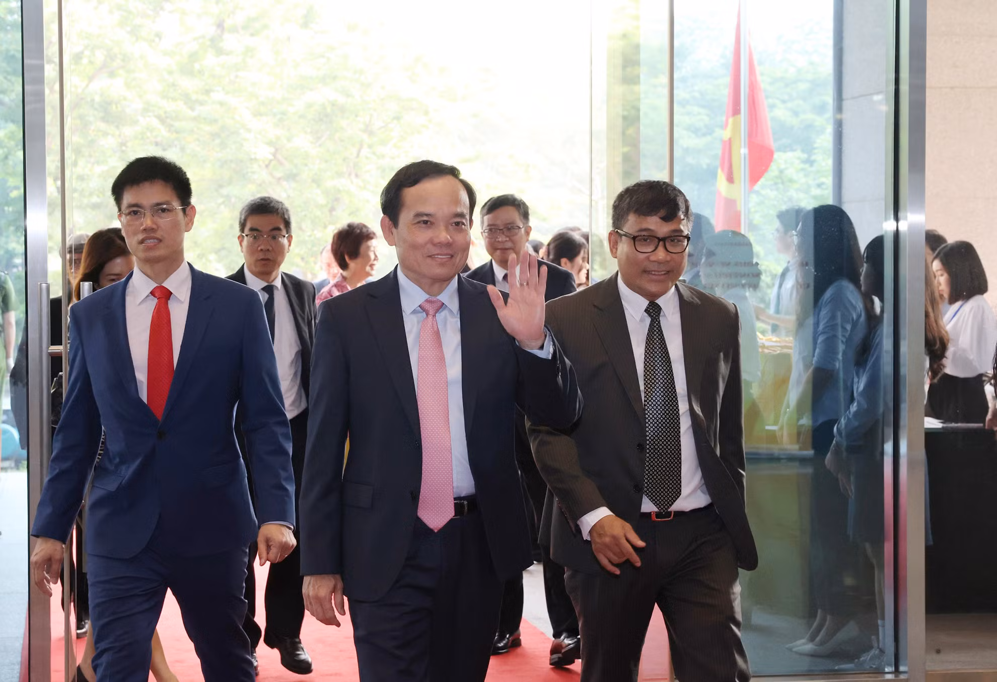 Phó Thủ tướng Trần Lưu Quang tới dự Lễ kỷ niệm 70 năm Ngày ký Hiệp định Geneva về đình chỉ chiến sự ở Việt Nam (21/7/1954-21/7/2024).