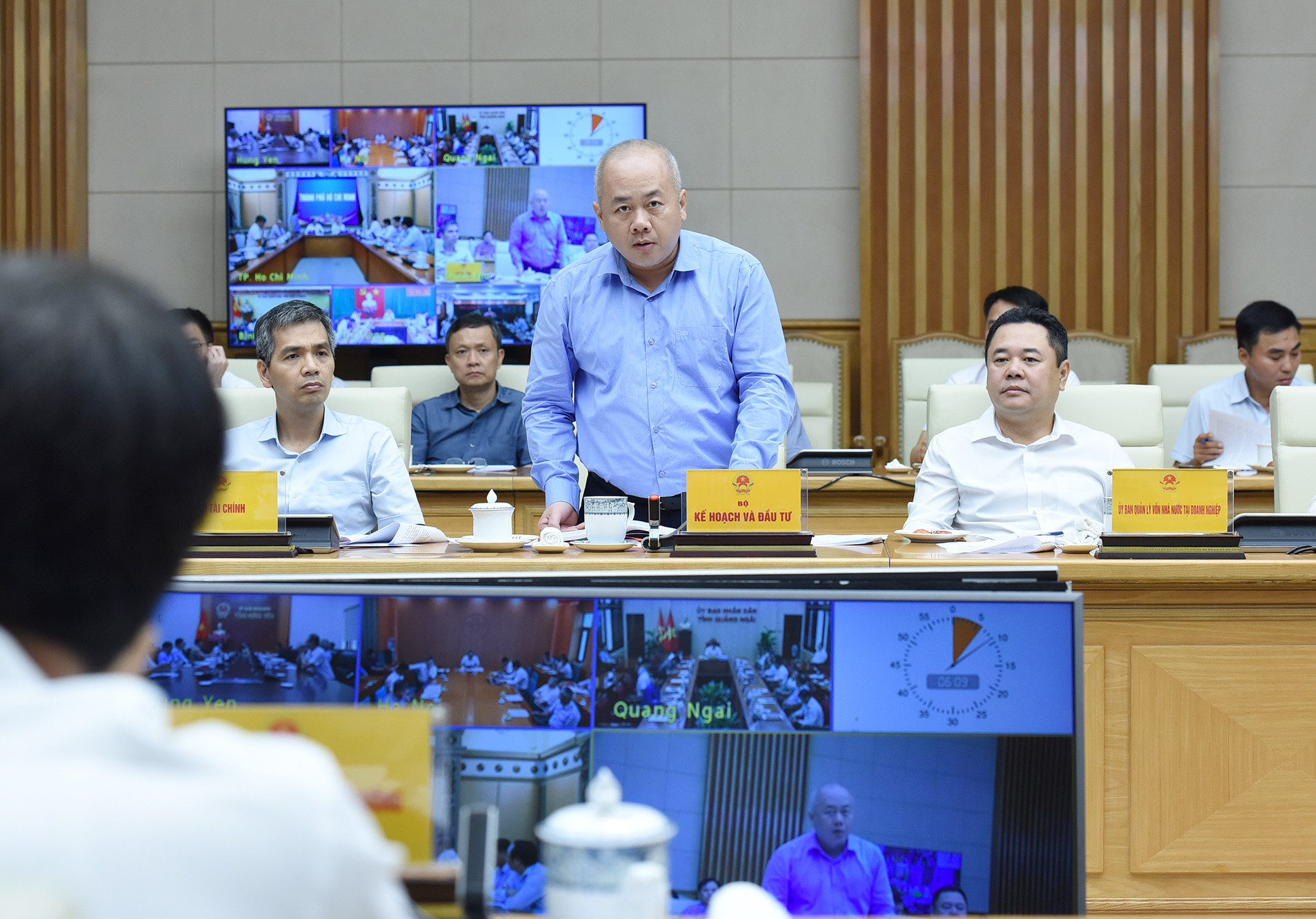 Thứ trưởng Kế hoạch và Đầu tư Đỗ Thành Trung phát biểu.