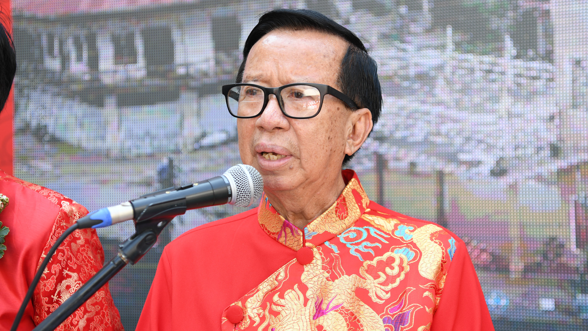 Ông Trần Văn Sáu, Chủ tịch Hội Người Thái gốc Việt tại Nakhon Phanom.