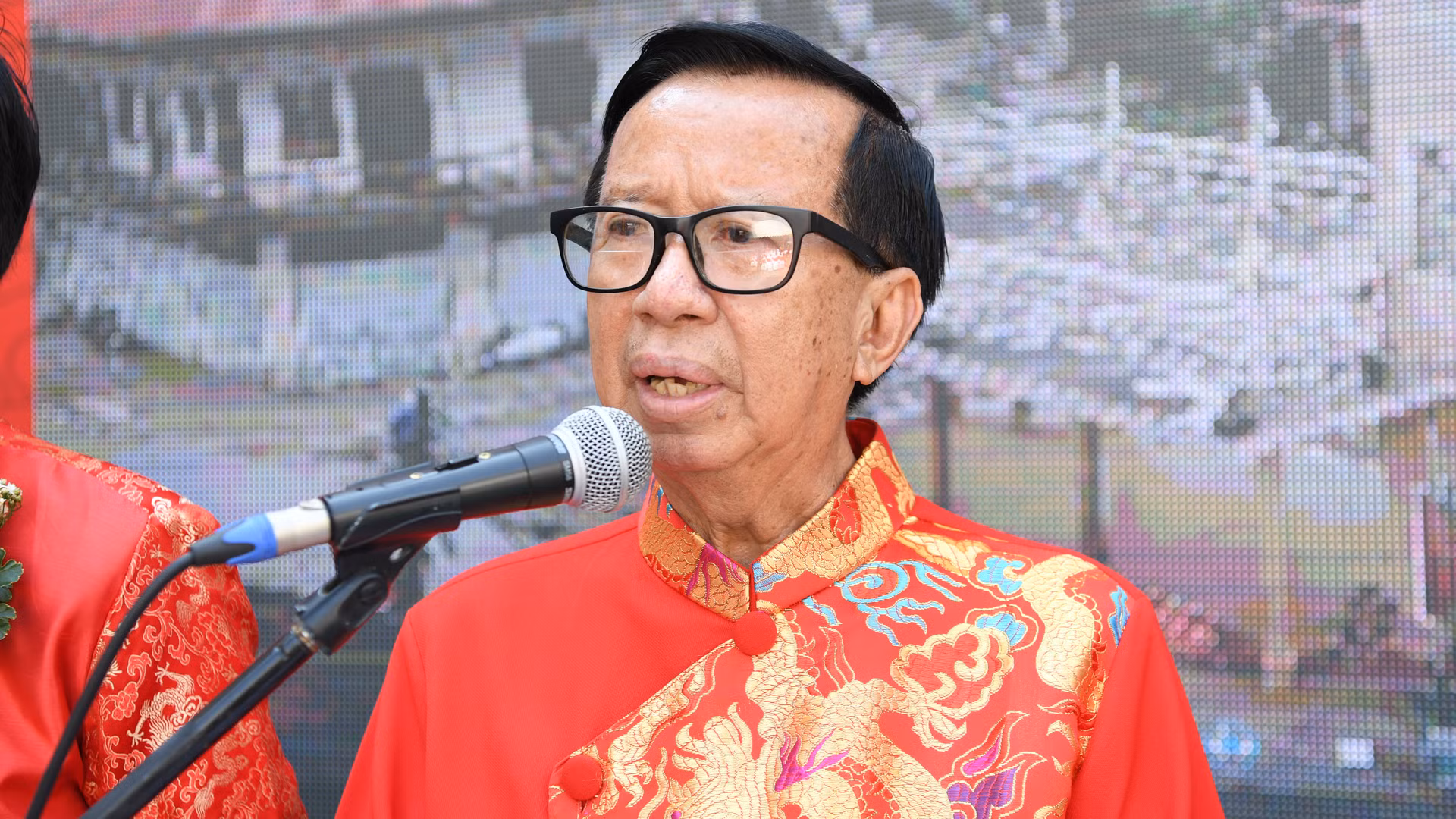 Ông Trần Văn Sáu, Chủ tịch Hội Người Thái gốc Việt tại Nakhon Phanom.