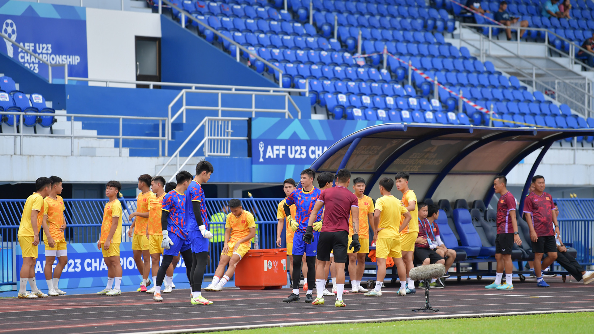 Đội tuyển U23 Việt Nam tại giải U23 Đông Nam Á 2023. Ảnh ĐINH TRƯỜNG