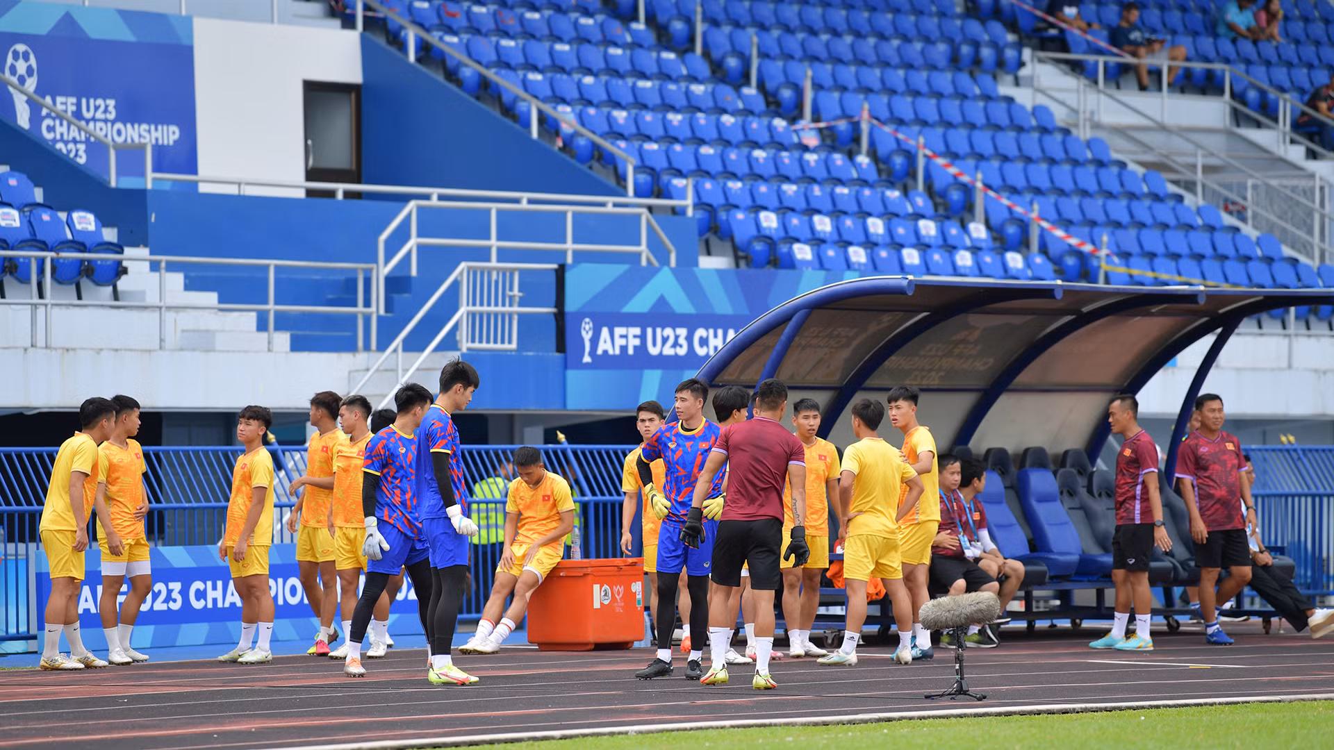 Đội tuyển U23 Việt Nam tại giải U23 Đông Nam Á 2023. Ảnh ĐINH TRƯỜNG