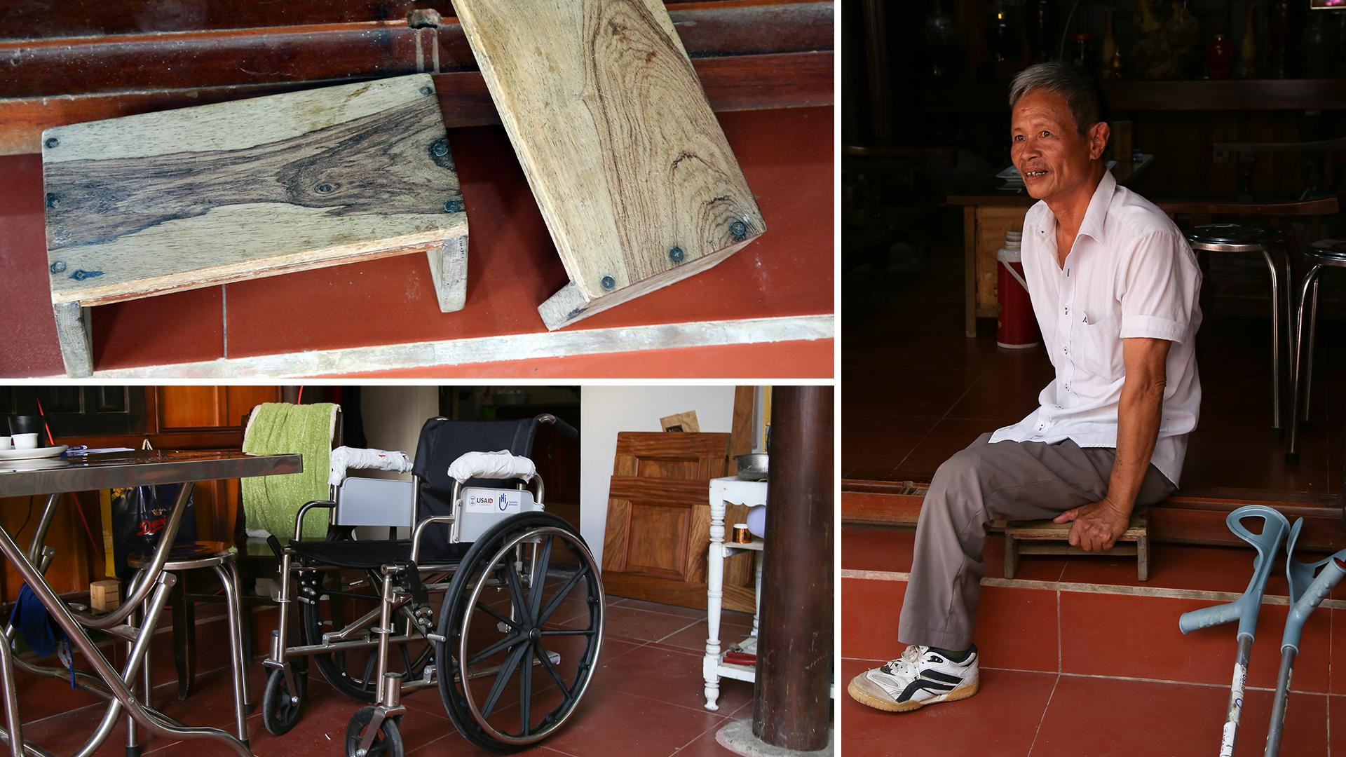 Ông Tùng vượt lên hoàn cảnh để xây dựng cuộc sống mới.