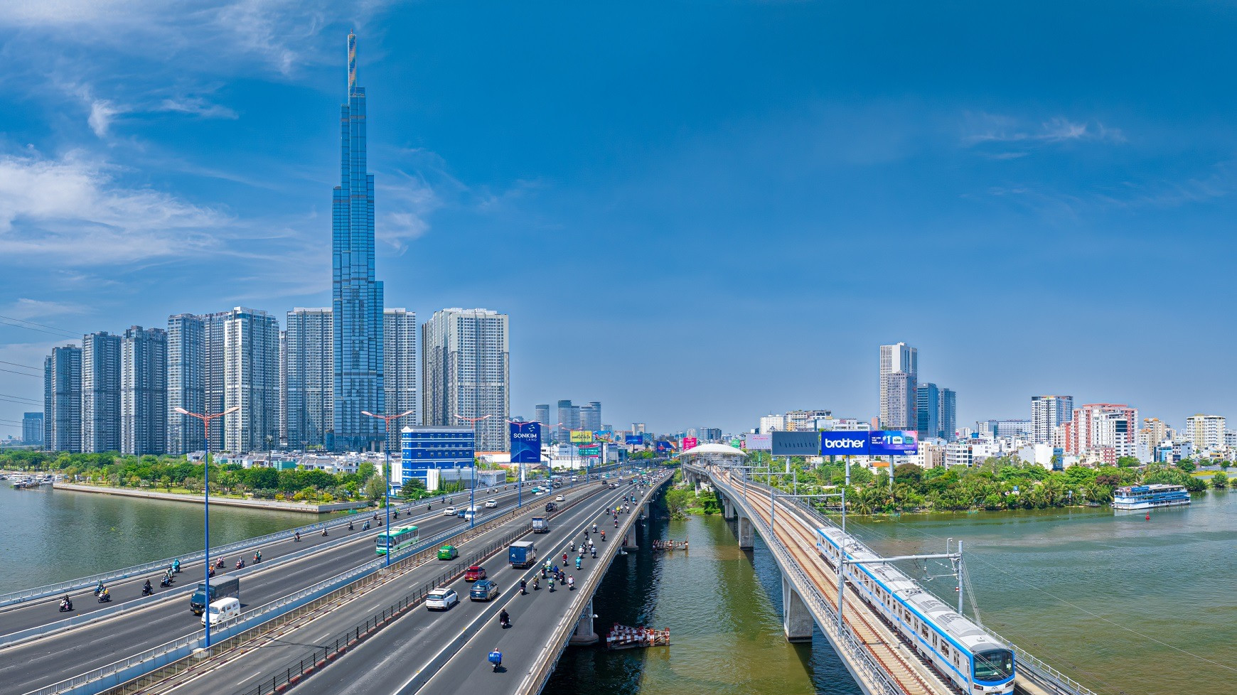 Đường sắt nội đô tuyến 1, thành phố Hồ Chí Minh khánh thành ngày 9/3/2025.