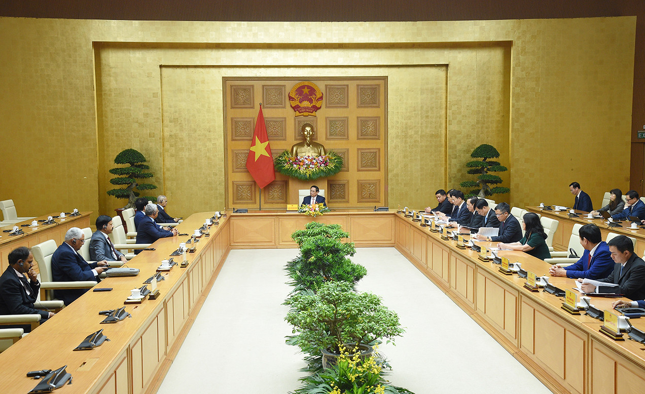 Quang cảnh buổi tiếp. Quang cảnh buổi tiếp.