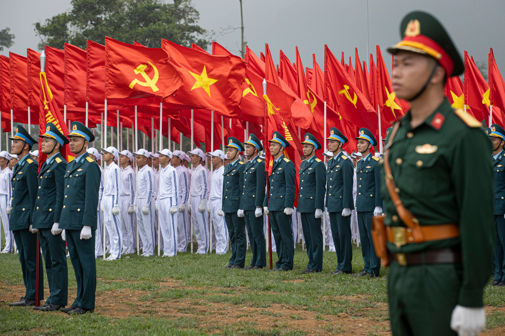 Dự kiến, các lực lượng tham gia diễu binh, diễu hành kỷ niệm 50 năm Ngày giải phóng miền nam, thống nhất đất nước sẽ có 2 đến 3 lần hợp luyện trong tháng 4.