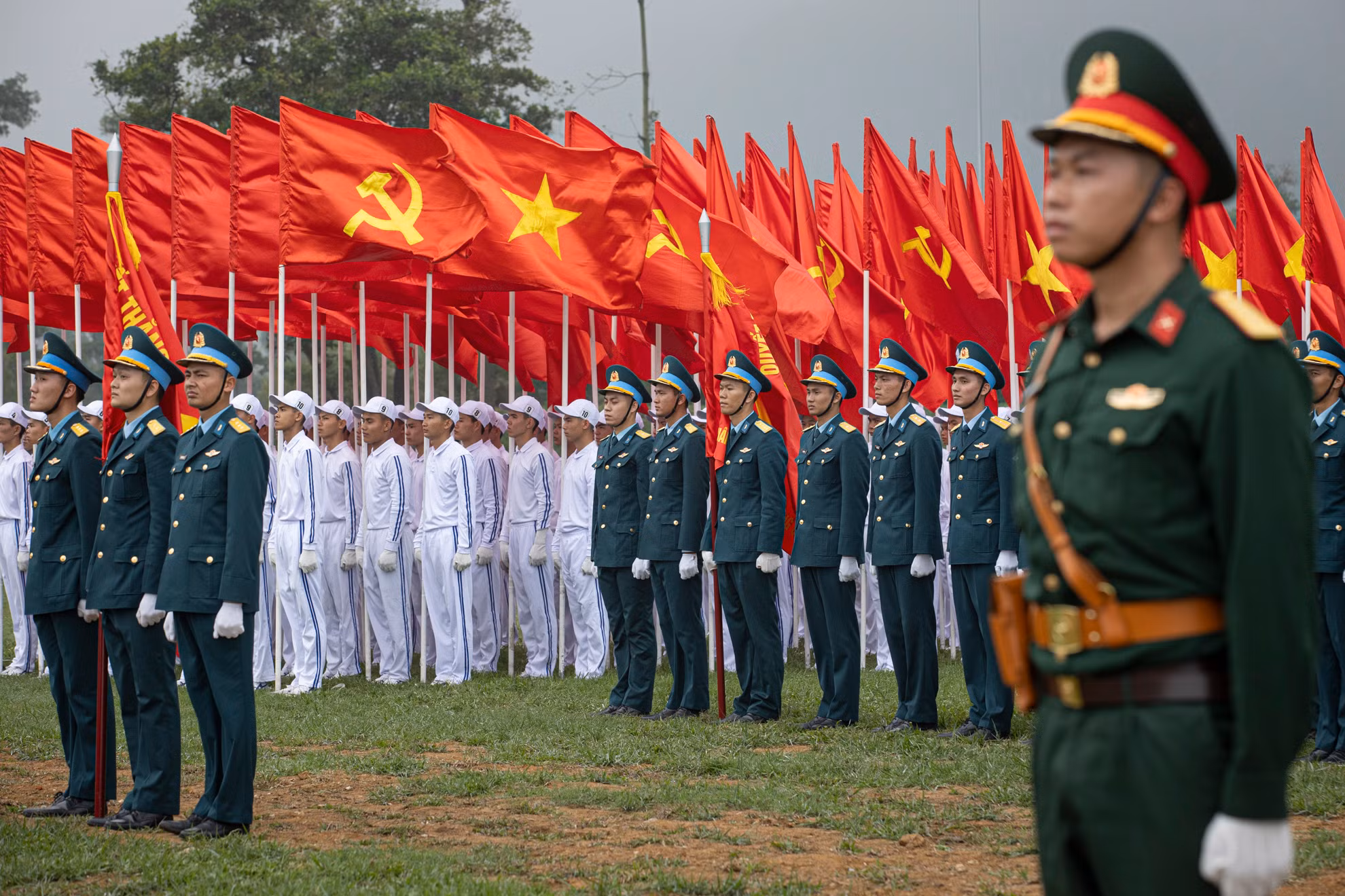 Dự kiến, các lực lượng tham gia diễu binh, diễu hành kỷ niệm 50 năm Ngày giải phóng miền nam, thống nhất đất nước sẽ có 2 đến 3 lần hợp luyện trong tháng 4.