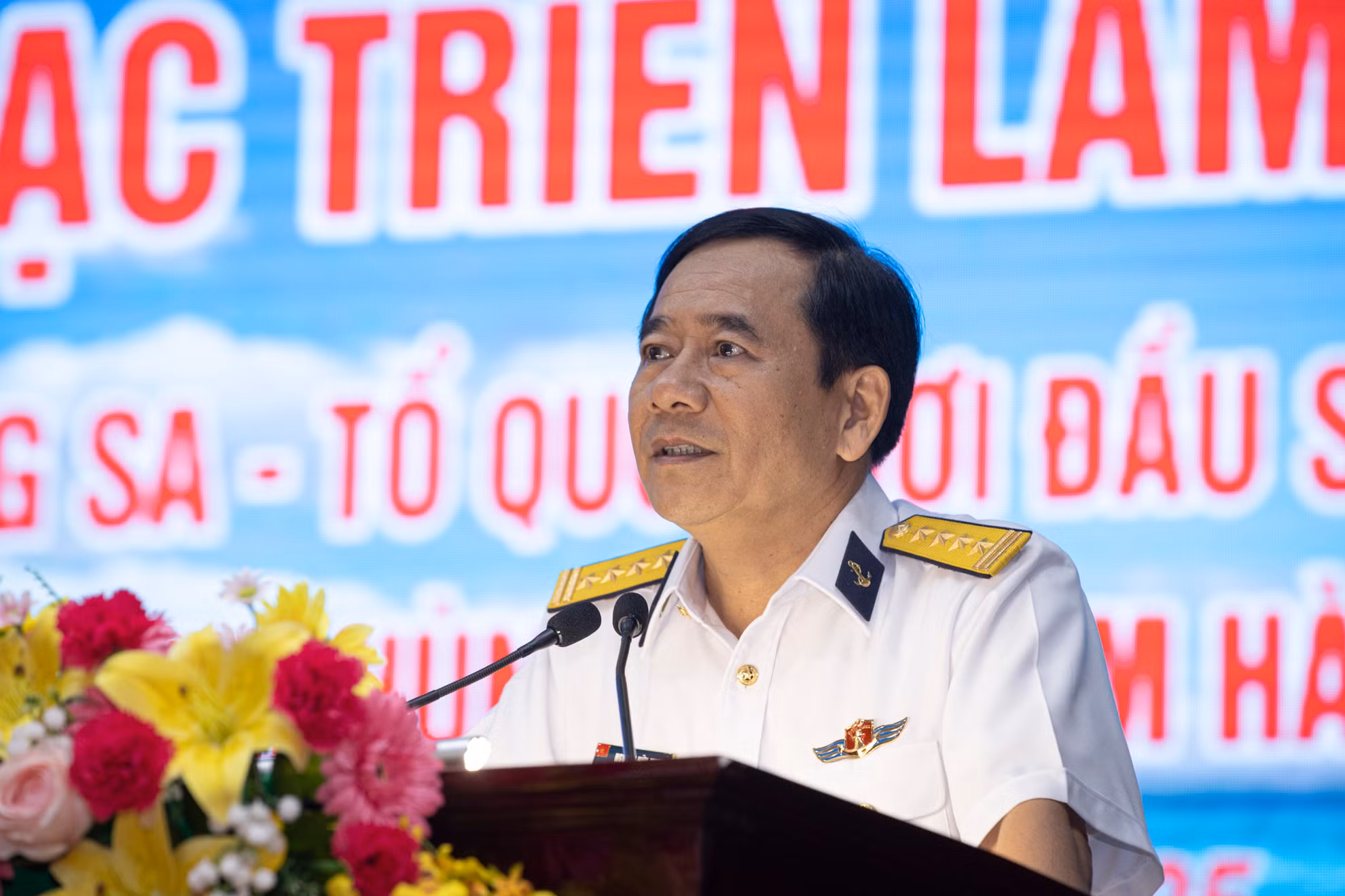 Phát biểu tại lễ khai mạc, Đại tá Nguyễn Hữu Minh, Phó Chính ủy Vùng 4 Hải quân cho biết: "Đây là triển lãm có ý nghĩa đặc biệt quan trọng, cán bộ chiến sĩ vùng 4 Hải quân rất mong chờ và đón nhận sự kiện này. Triển lãm giúp cán bộ chiến sĩ toàn vùng hiểu đầy đủ, sâu sắc hơn về ý nghĩa, tầm vóc vĩ đại, giá trị lịch sử to lớn của Đại thắng mùa Xuân 1975 nói chung và giải phóng Trường Sa nói riêng".