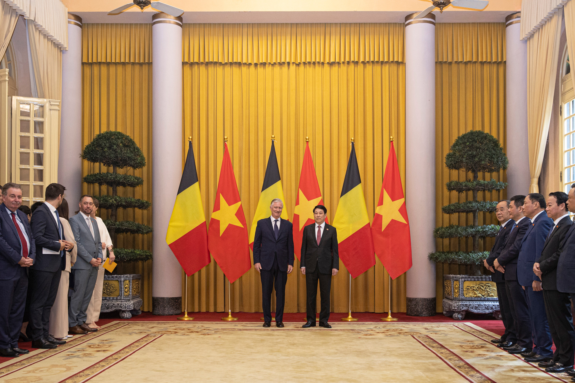 Lễ trao đổi văn kiện Việt Nam-Bỉ.