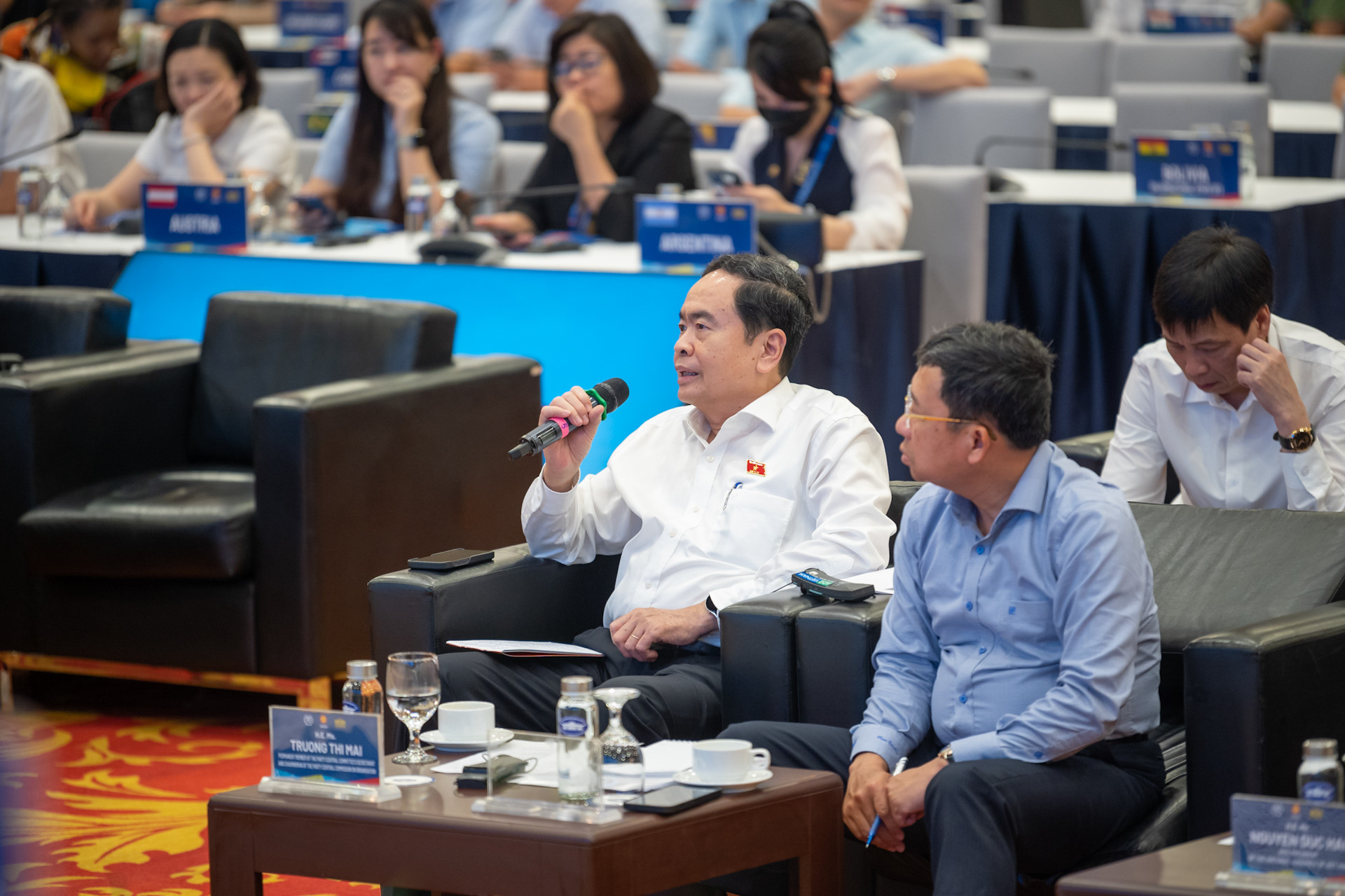 Phó Chủ tịch Thường trực Quốc hội Trần Thanh Mẫn phát biểu tại buổi kiểm tra.