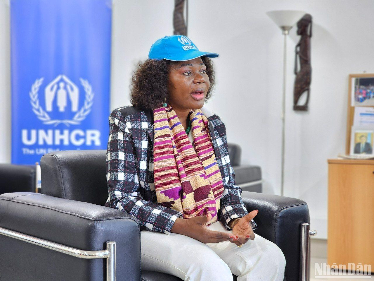 Bà Brigitte Mukanga Eno-Trưởng đại diện Cao Ủy Liên hợp quốc về người tị nạn (UNHCR) tại Burundi.
