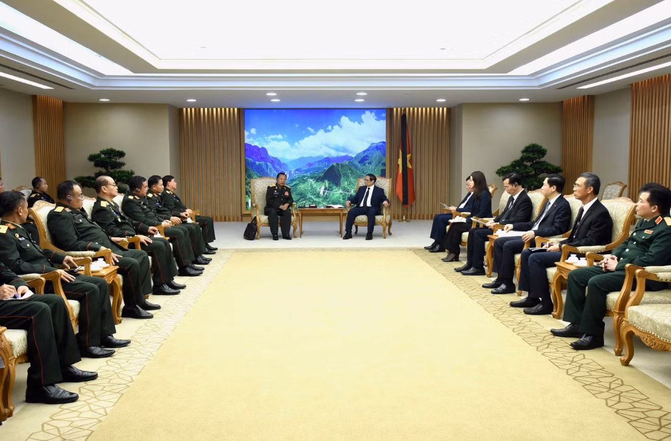 Quang cảnh buổi tiếp.