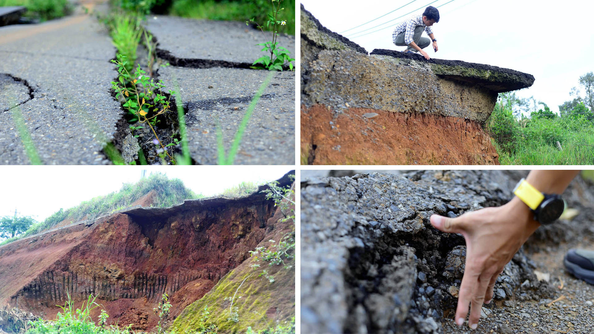 Qua những mùa mưa nắng Nam Tây Nguyên, những vị trí sạt lở ngày càng diễn tiến...