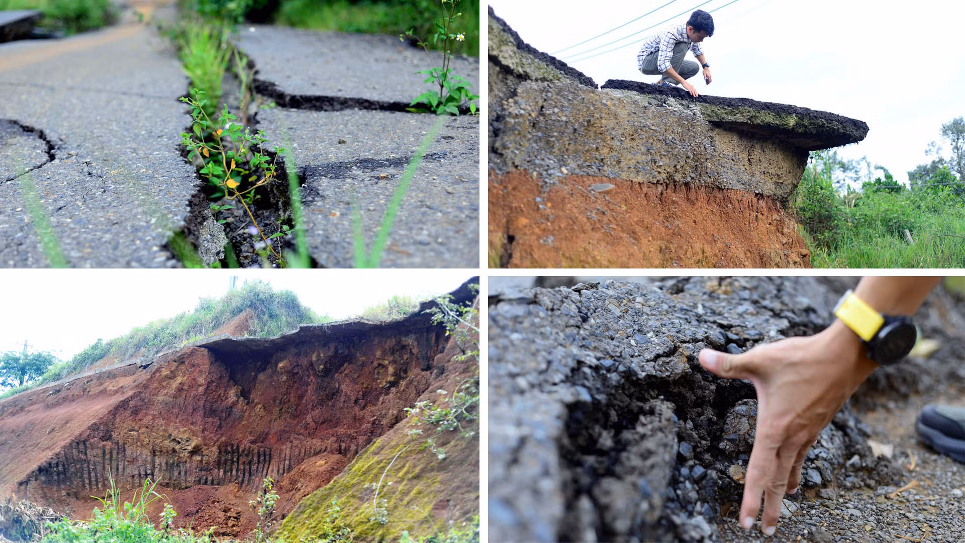 Qua những mùa mưa nắng Nam Tây Nguyên, những vị trí sạt lở ngày càng diễn tiến...