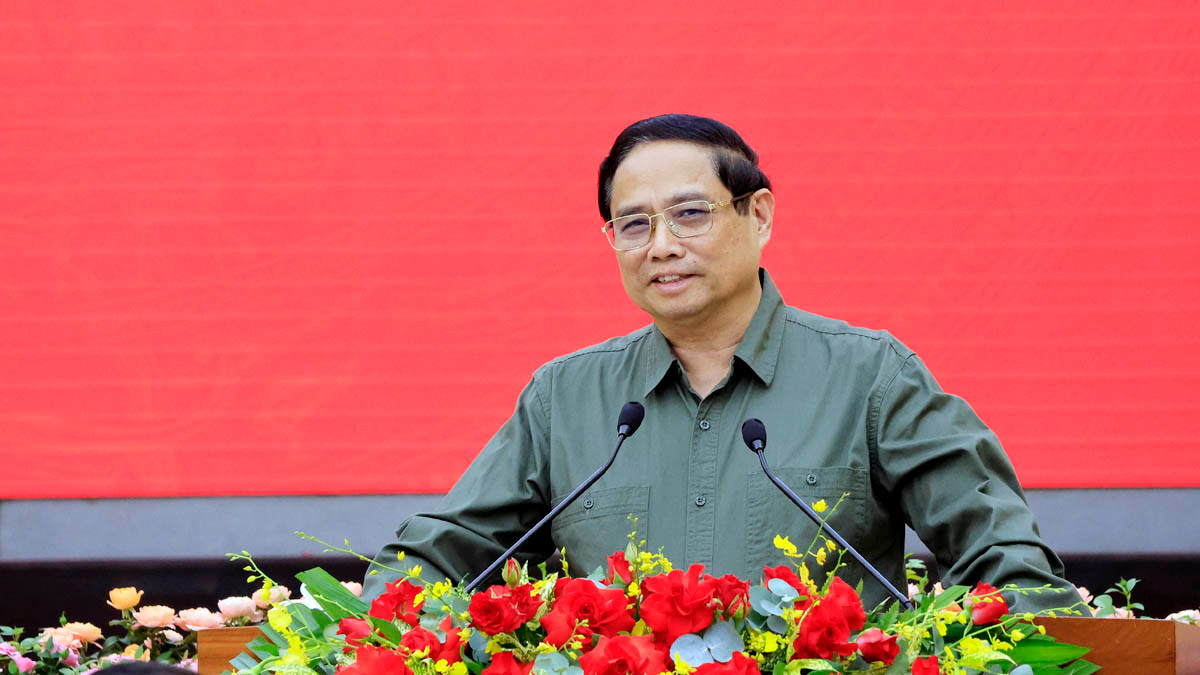 Phát biểu ý kiến tại buổi lễ, Thủ tướng Phạm Minh Chính ghi nhận, biểu dương các đơn vị, doanh nghiệp, các nhà tài trợ đã tích cực hưởng ứng chương trình “xóa nhà tạm, nhà dột nát”.