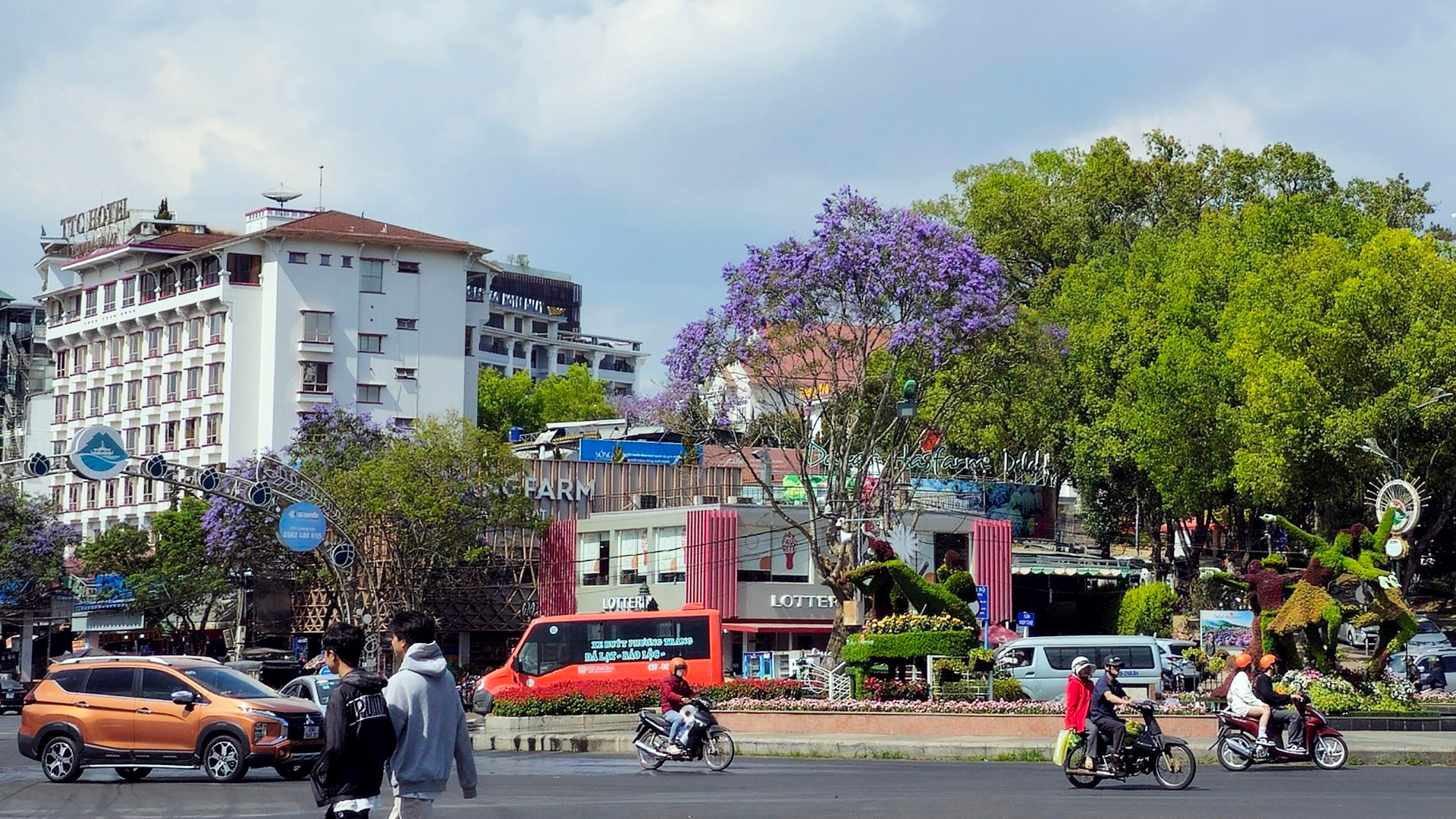 Đến phố núi Đà Lạt mùa này, thung thăng trên những cung đường nhàn du, bất chợt sắc hoa tím bâng khuâng mời gọi. Có lẽ, màu tím ấy đã dành tặng cho mỗi người những cung bậc cảm xúc, có thể là hoài niệm, có thể là miền thăng hoa, hay niềm tin khi mơ tưởng những điều sắp đến…